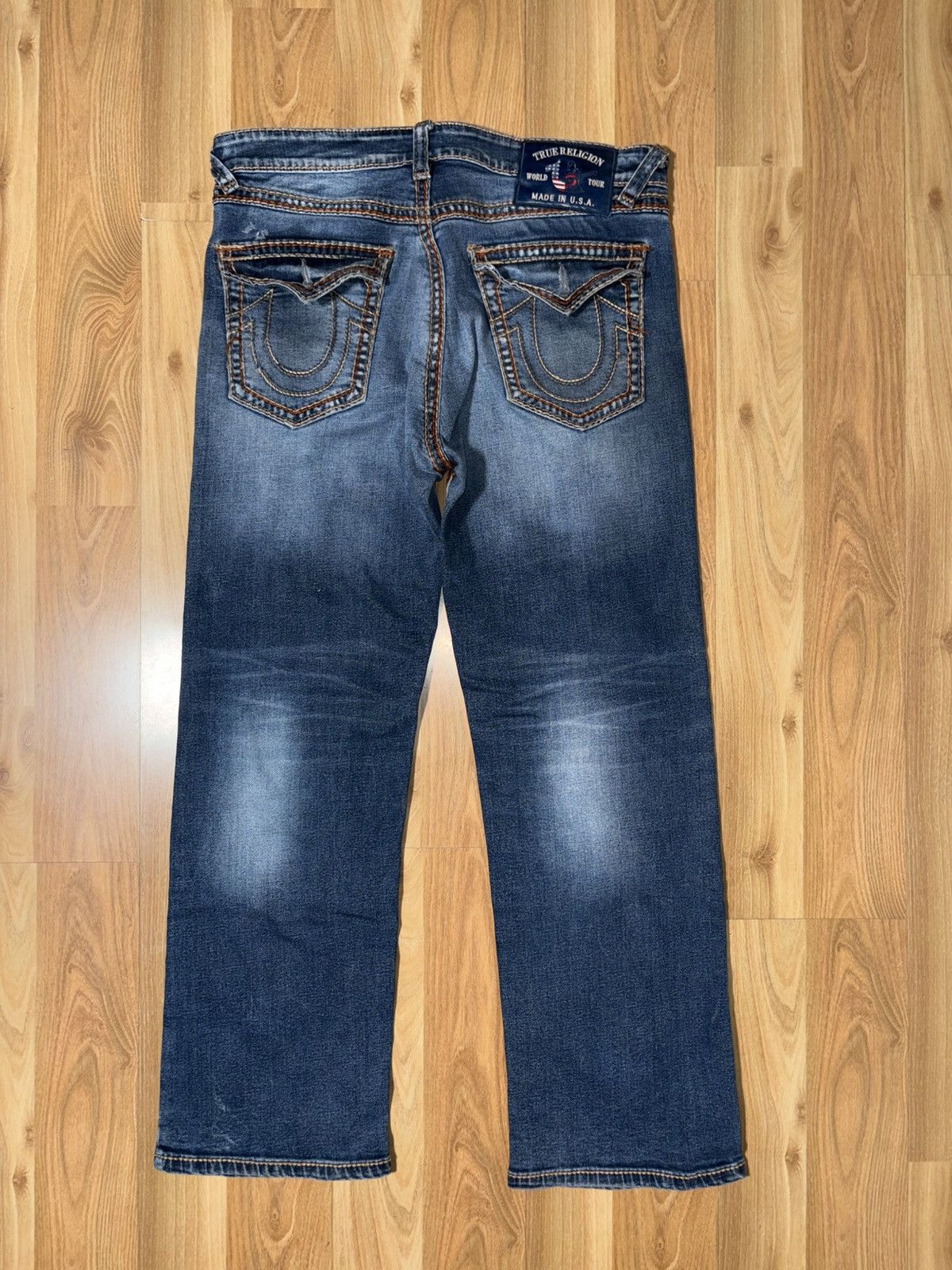 True Religion True Religion Ricky Relaxed Straight Super T Made in USA Size US 36 / EU 52 - 2 Thumbnail