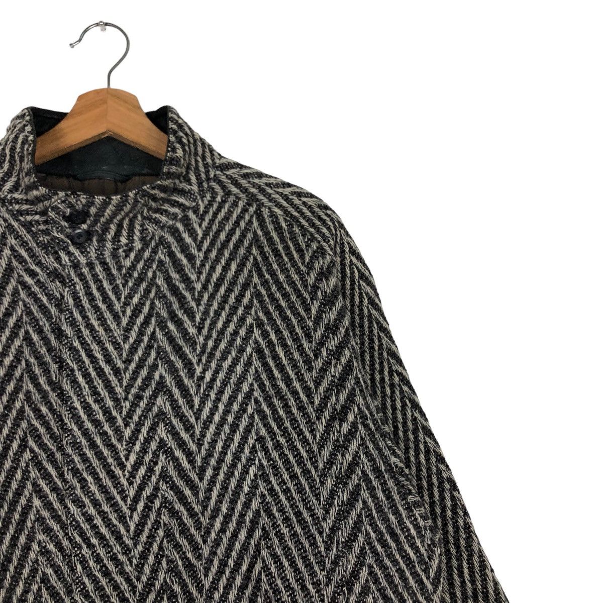 Japanese Brand 🔥Vtg Herringbone Wool Bomber Jacket Viasun Issey Miyake Size US M / EU 48-50 / 2 - 6 Thumbnail