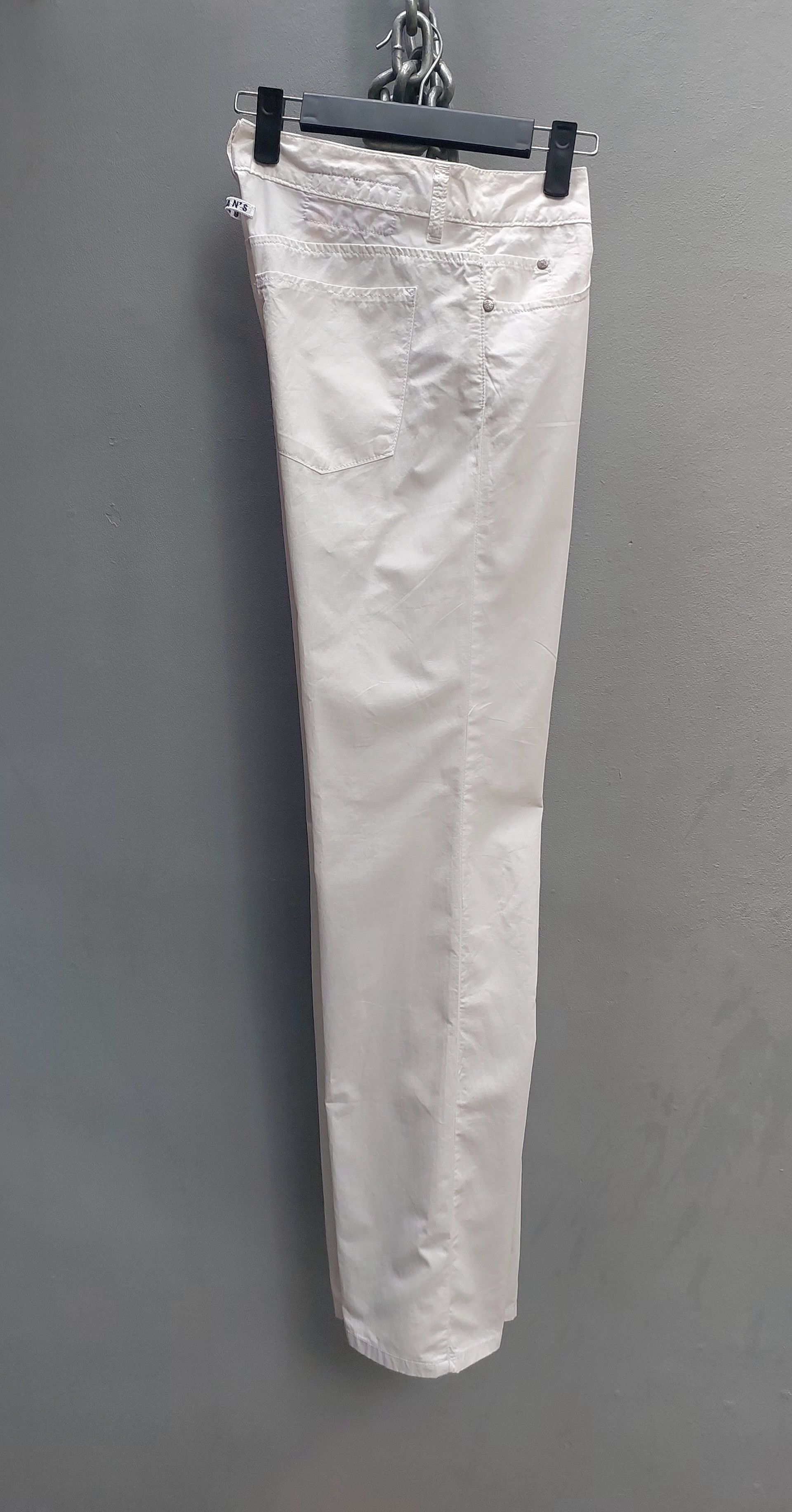 Jean Paul Gaultier Gaultier Jeans White Button Fly Pants Size US 30 / EU 46 - 4 Thumbnail
