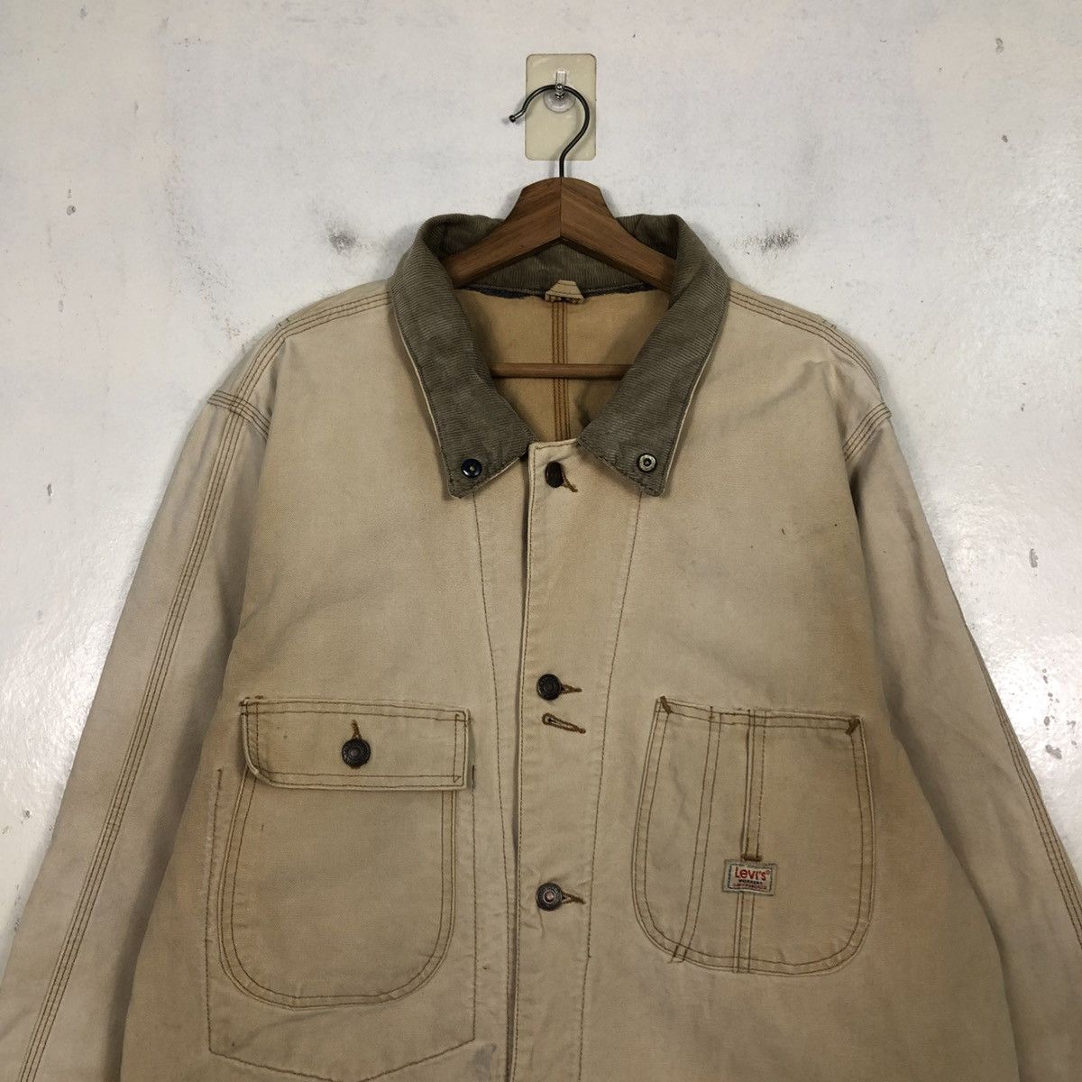 Levi's 📌Vintage Chore Jacket Duck Canvas Levi's Multi Pocket Size US M / EU 48-50 / 2 - 5 Thumbnail