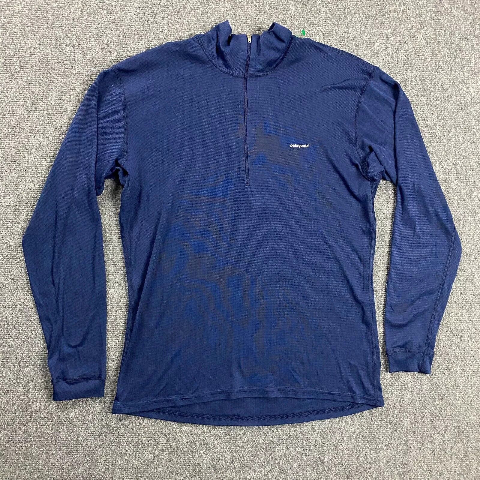 Patagonia × Vintage Patagonia 1/4 Zip Mens Medium Base Layer Shirt Apilene Size US M / EU 48-50 / 2 - 1 Thumbnail