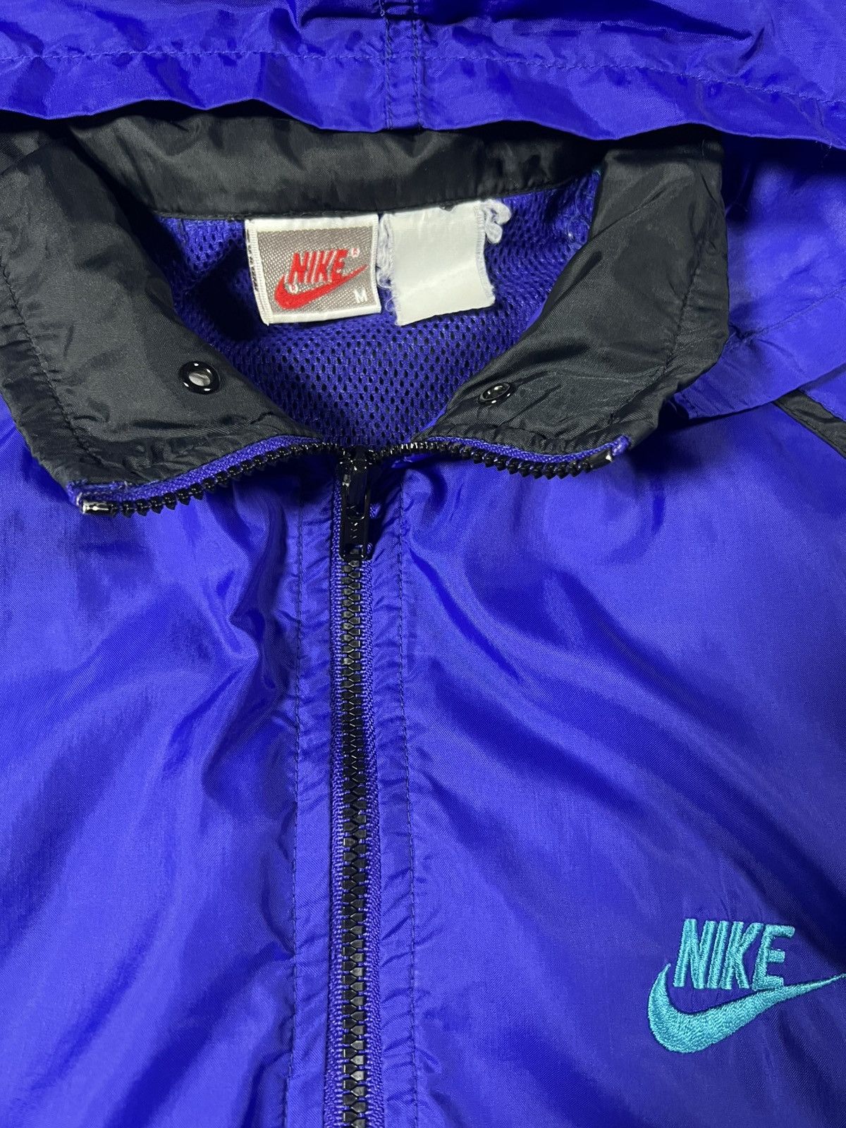 Nike Vintage 90s Nike Anorak Grail Grape Fall Windbreaker Jacket Size US M / EU 48-50 / 2 - 3 Thumbnail