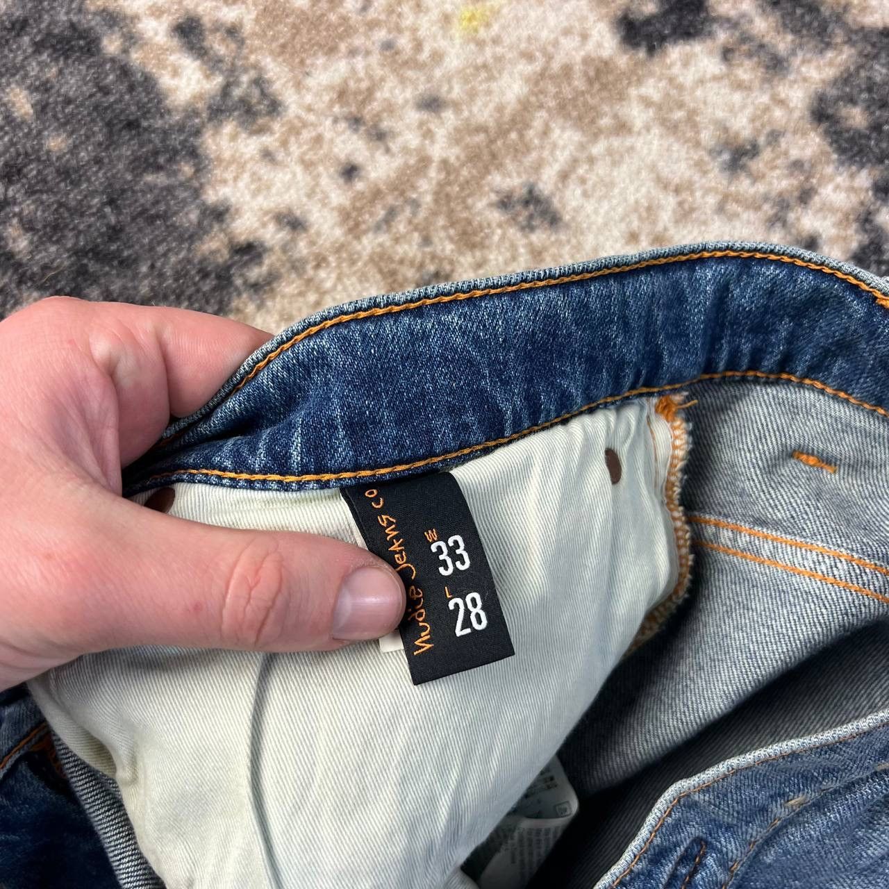 Nudie Jeans Nudie Jeans Vintage Baggy Blue Denim Jeans Size US 33 - 7 Thumbnail