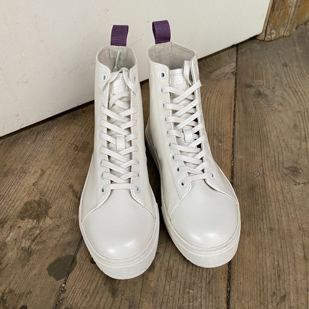 Eytys RARE Eytys Kibo Leather Boots Shoe Size 7 - White Size US 7 / IT 37 - 3 Thumbnail