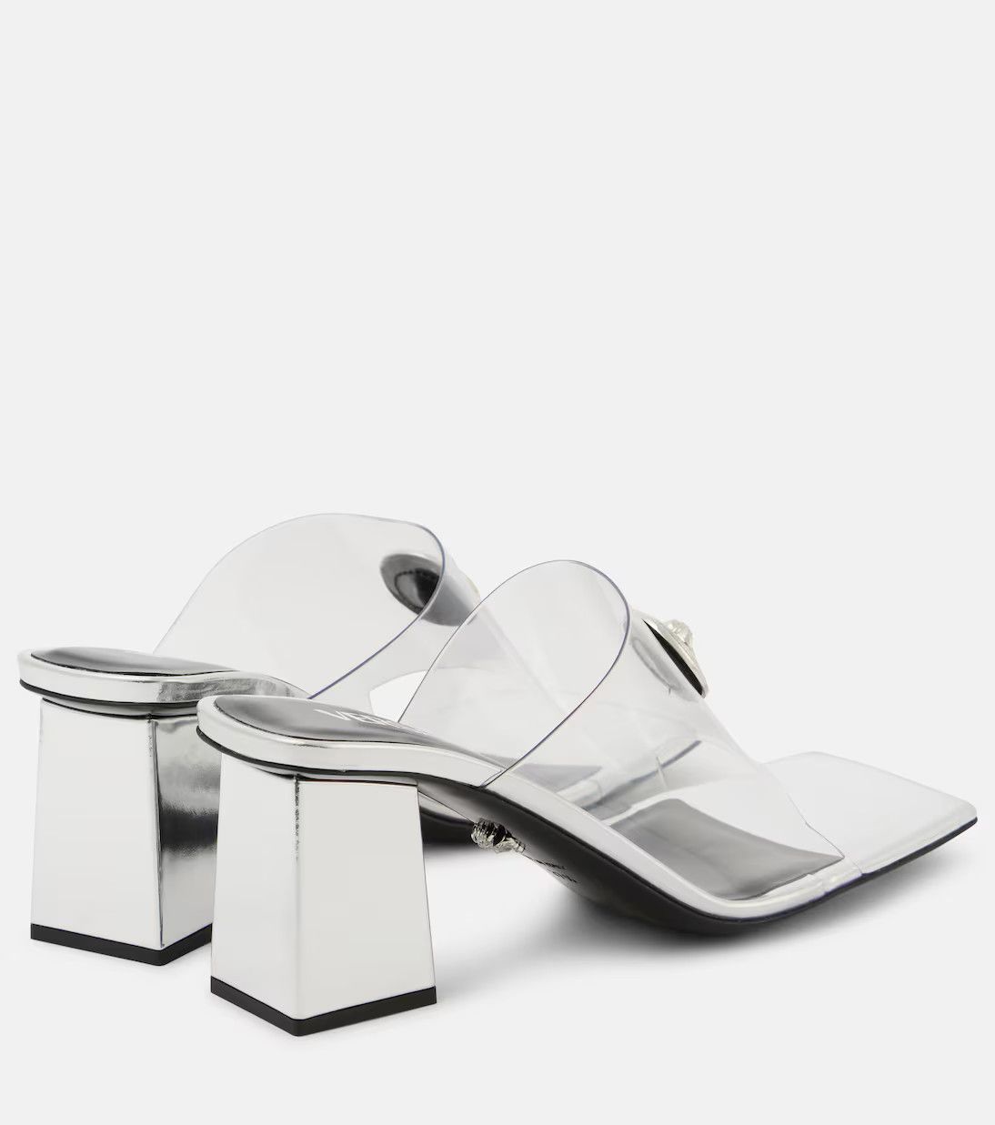 Versace o1y0226 Mules in Transparent Size US 7 / IT 37 - 2 Thumbnail