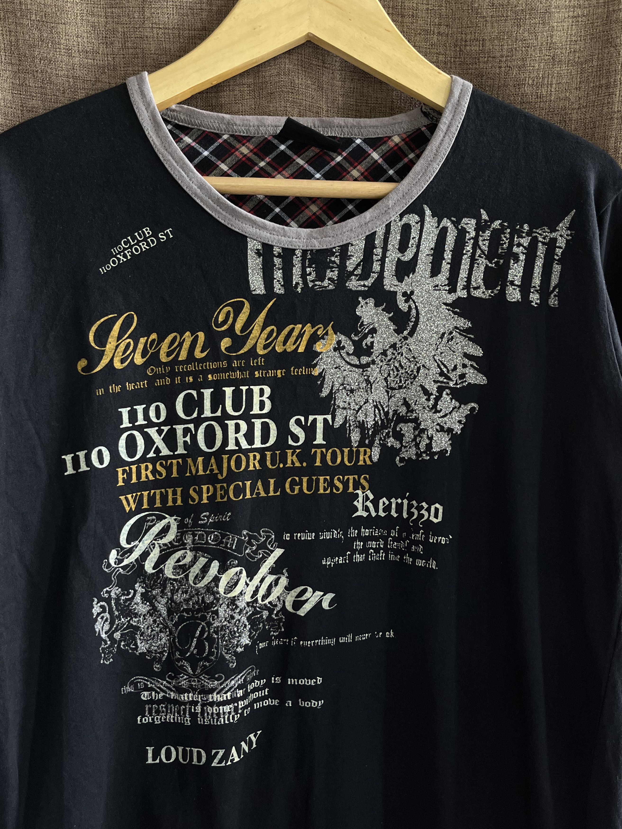 14th Addiction × Japanese Brand × Le Grande Bleu (L.G.B.) Beans House Japanese Brand Poem Vkei T-shirt Size US M / EU 48-50 / 2 - 2 Thumbnail