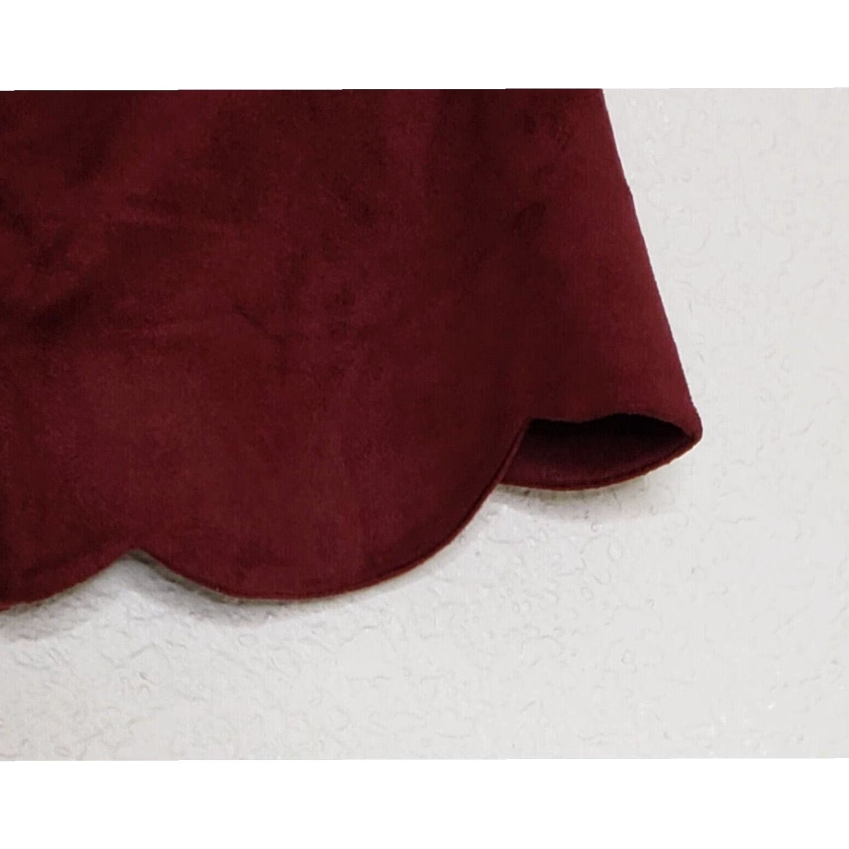 Miss Me Miss Me Womens Shift Dress Size S Short Sleeve Red Wine Embroidery Front NWT Size 28" / US 6 / IT 42 - 4 Thumbnail
