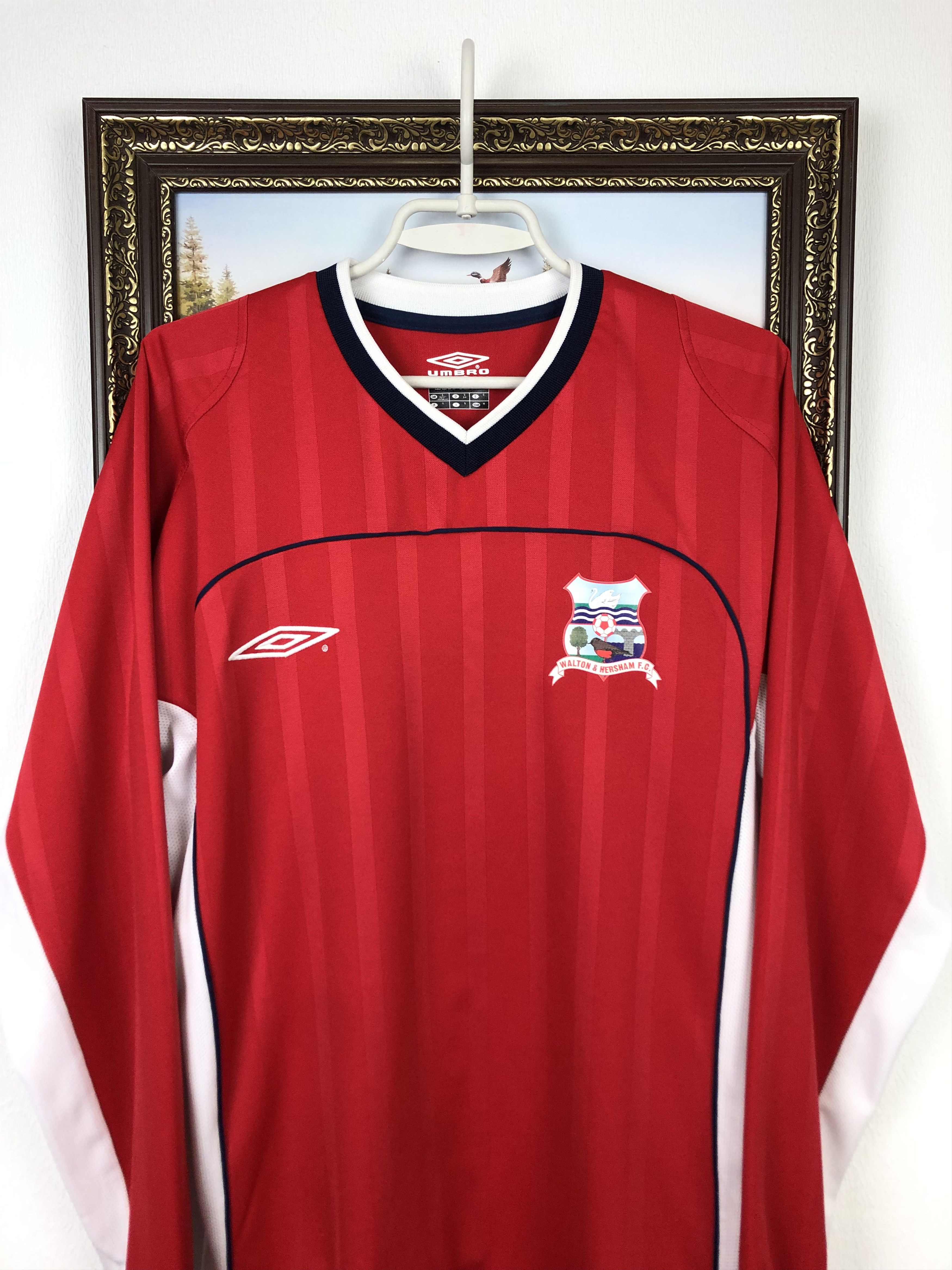 Umbro Vintage Walton & Hersham Football Shirt Jersey Tee Hype Size US S / EU 44-46 / 1 - 2 Thumbnail