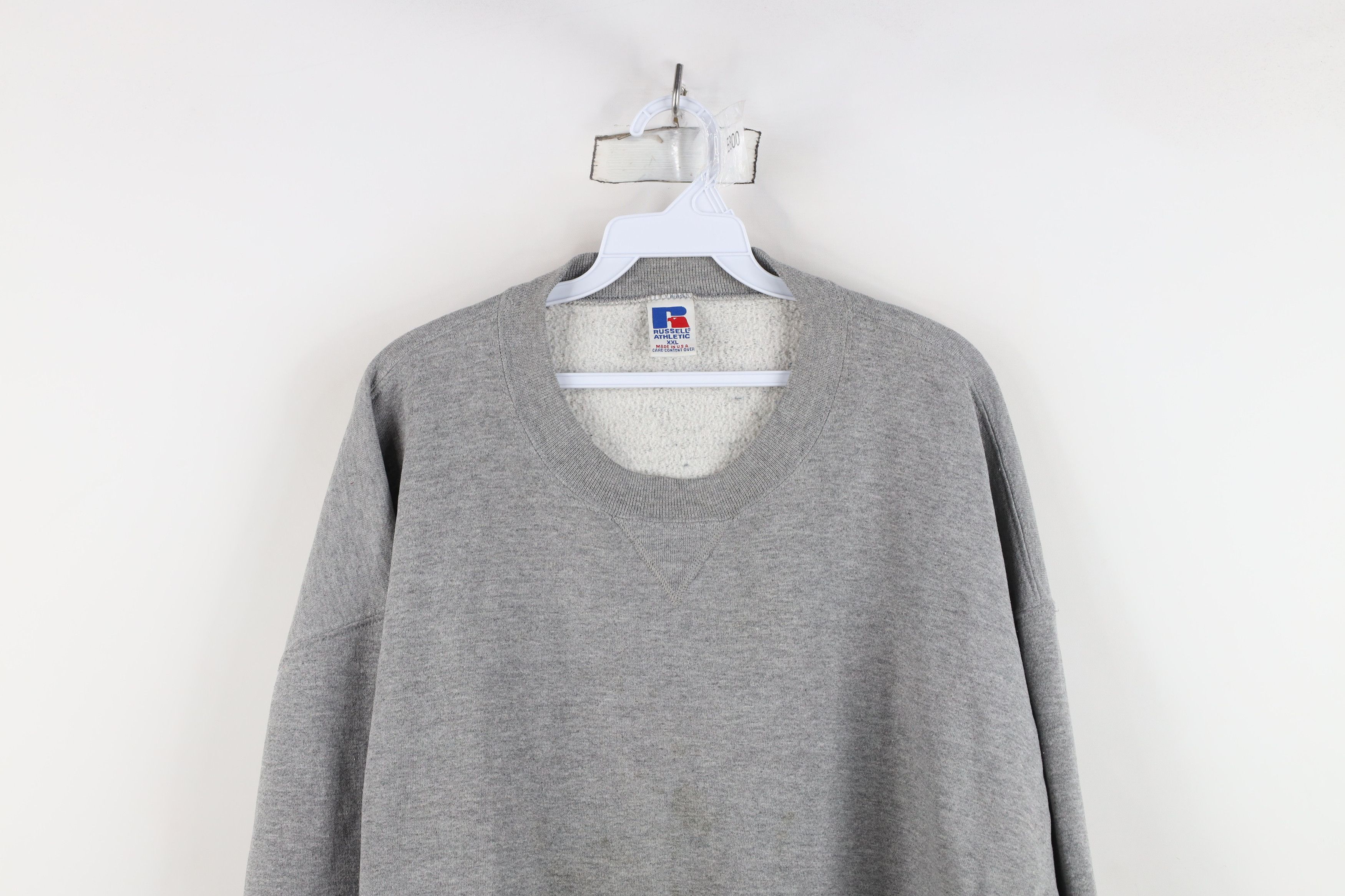 Russell Athletic Vintage 90s Russell Athletic Blank Crewneck Sweatshirt USA Size US XXL / EU 58 / 5 - 2 Thumbnail