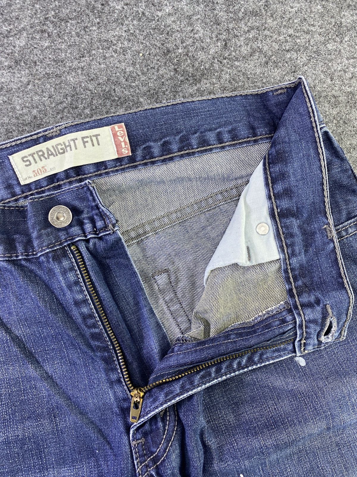 Levi's VINTAGE LEVI'S 505 BLUE WASH JEANS -J843 Size US 30 / EU 46 - 3 Thumbnail