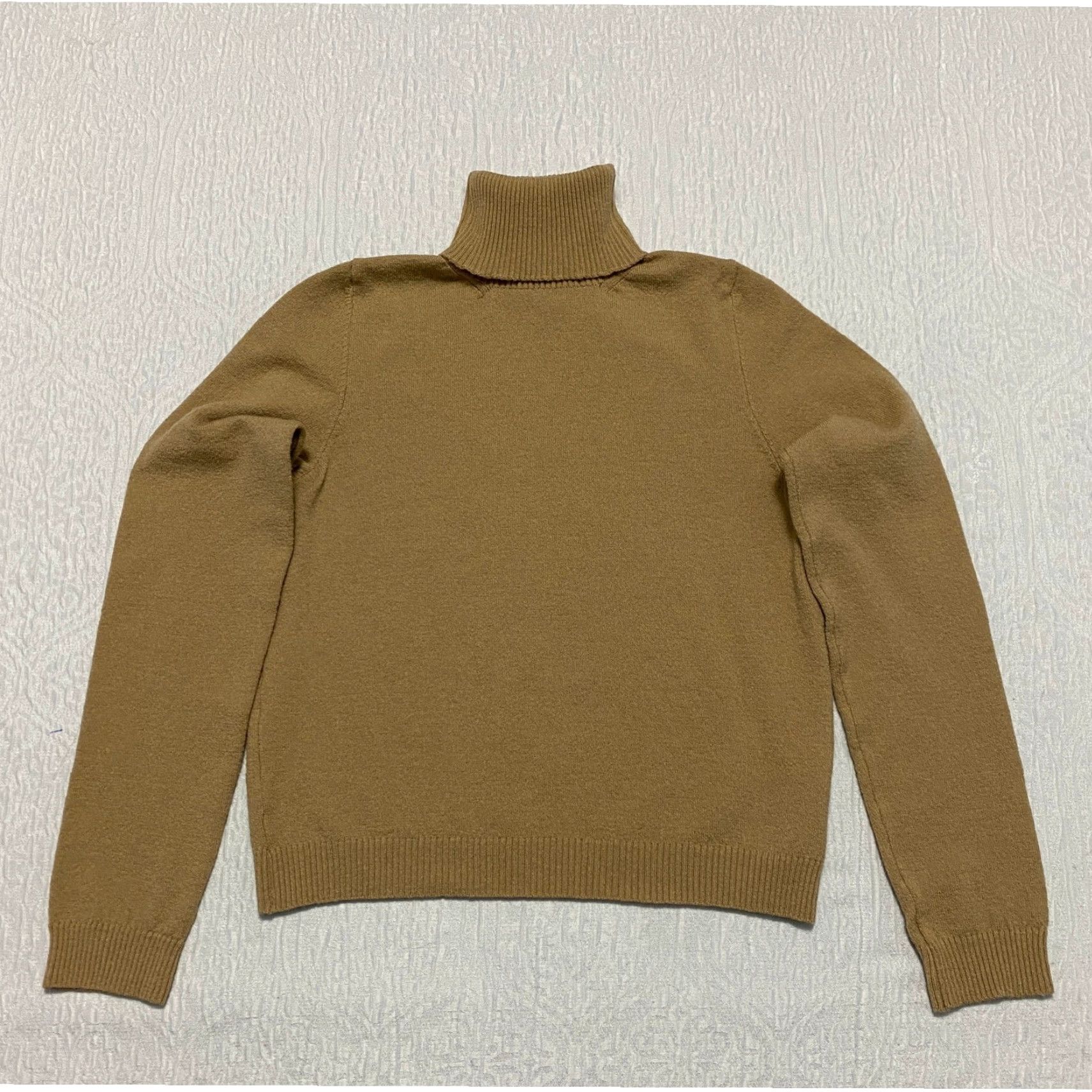 Vintage ALPHA Massimo Rebecchi Turtleneck Sweater Women Size S Brown Wool Knit Pullover Long Sleeve Comfortable Warm Classic Casual Size S / US 4 / IT 40 - 3 Thumbnail