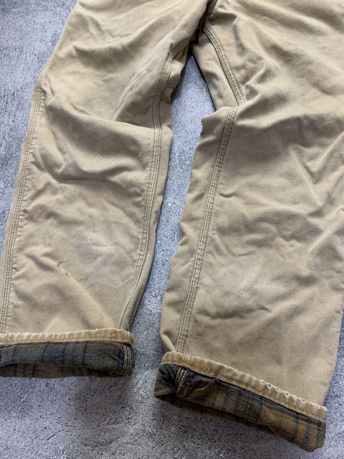 Carhartt 🐍SOLD🐍 Vintage Carhartt Blanked Lined Carpenter Work Pants Size US 30 / EU 46 - 4 Thumbnail