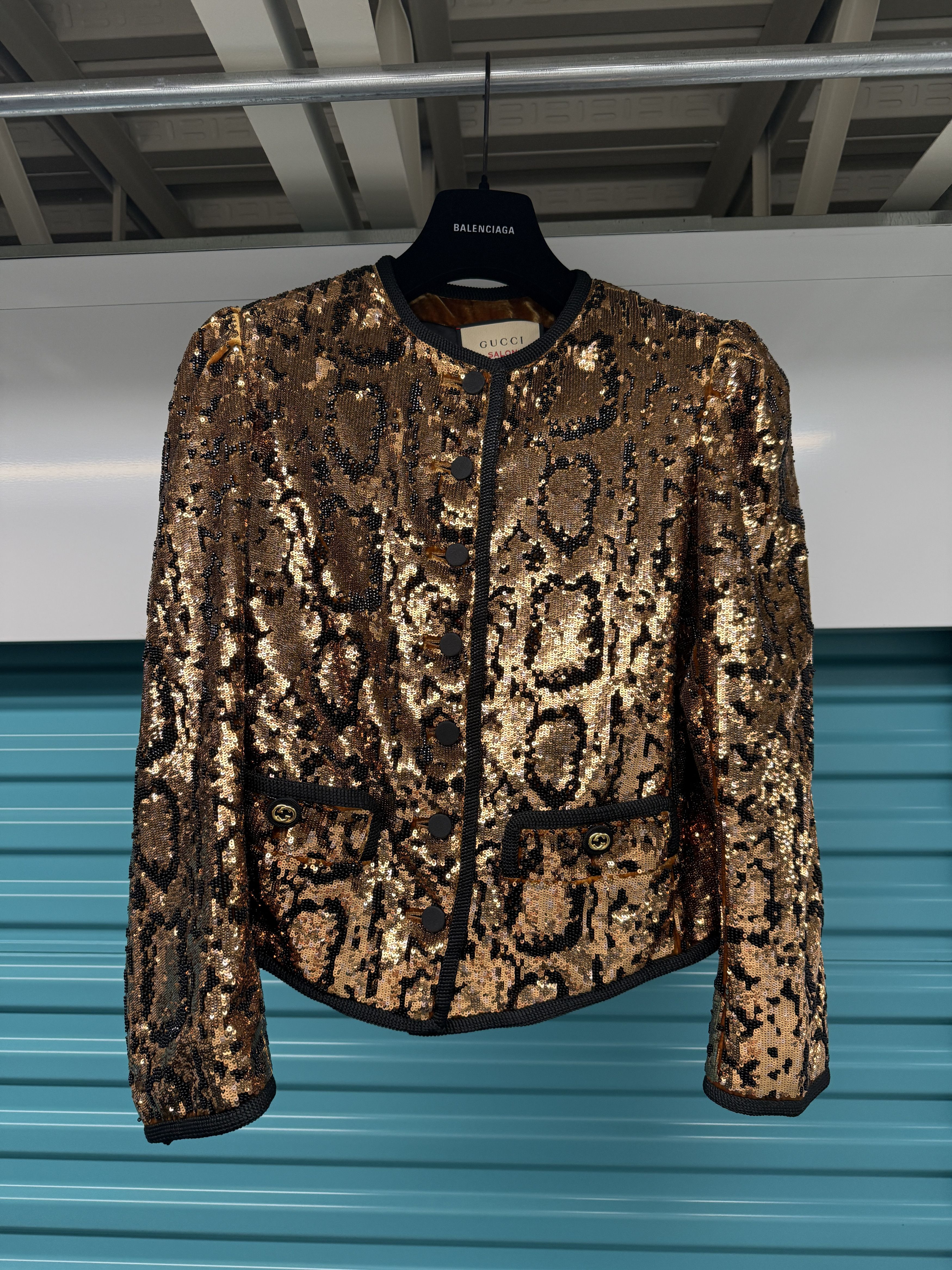 Gucci Demi Couture Sequin Jacket Size M / US 6-8 / IT 42-44 - 1 Thumbnail