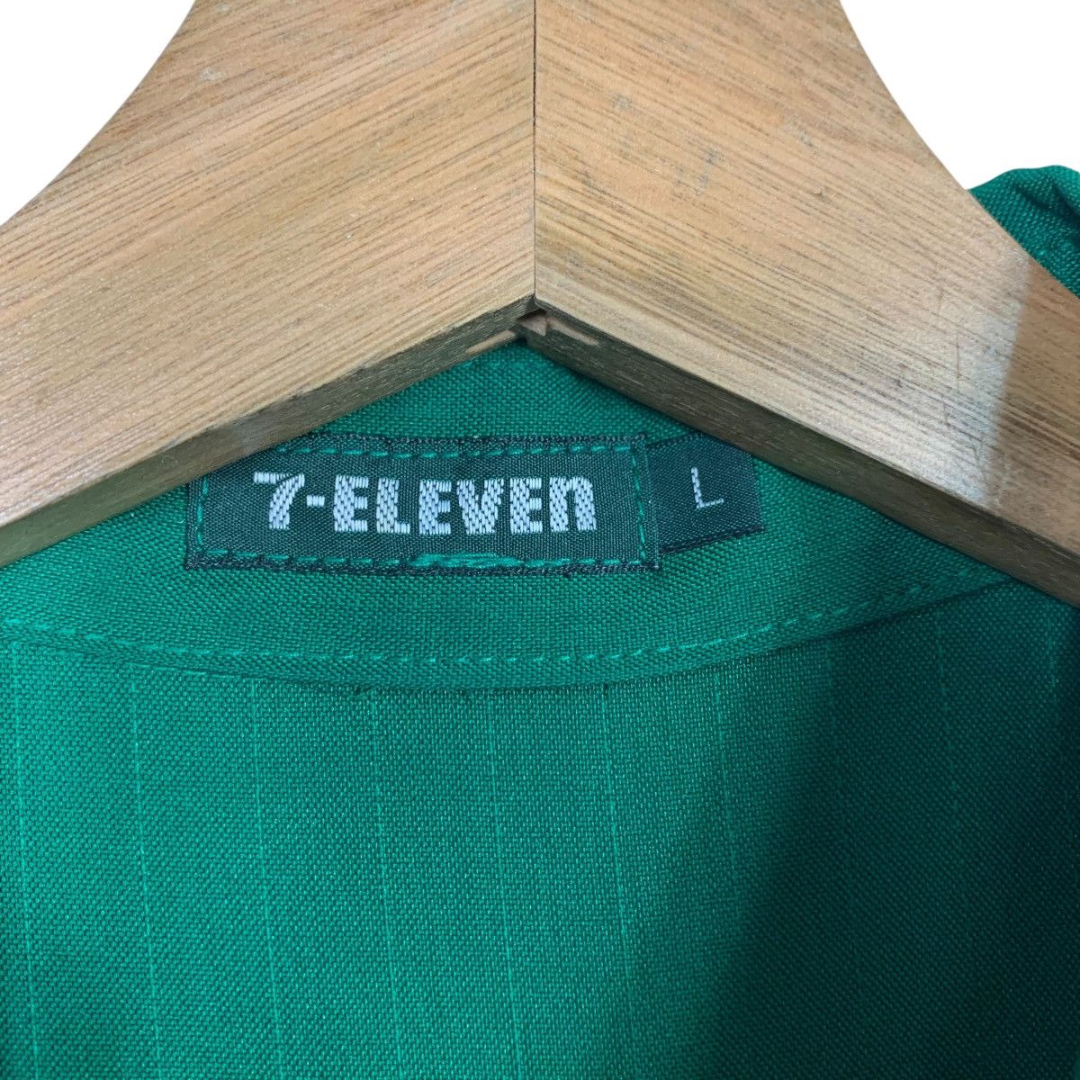Vintage 7-ELEVEN Green Long Sleeve Work Uniform Jacket #2540-C115 Size US L / EU 52-54 / 3 - 13 Thumbnail