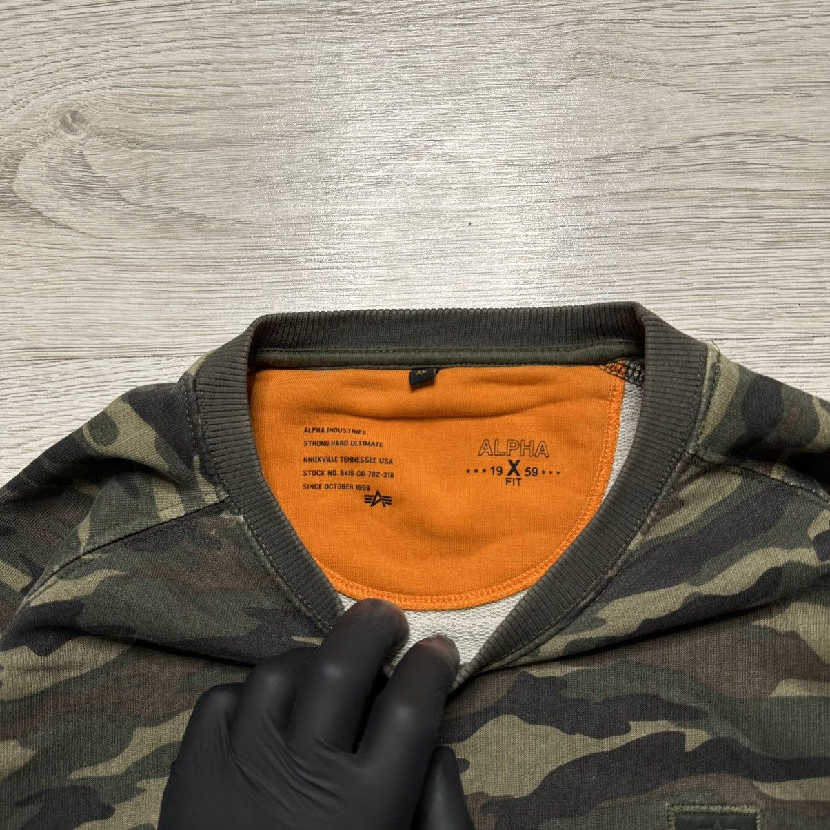 Alpha Industries Alpha Industries Camo sweatshirt - XL Size US XL / EU 56 / 4 - 5 Thumbnail