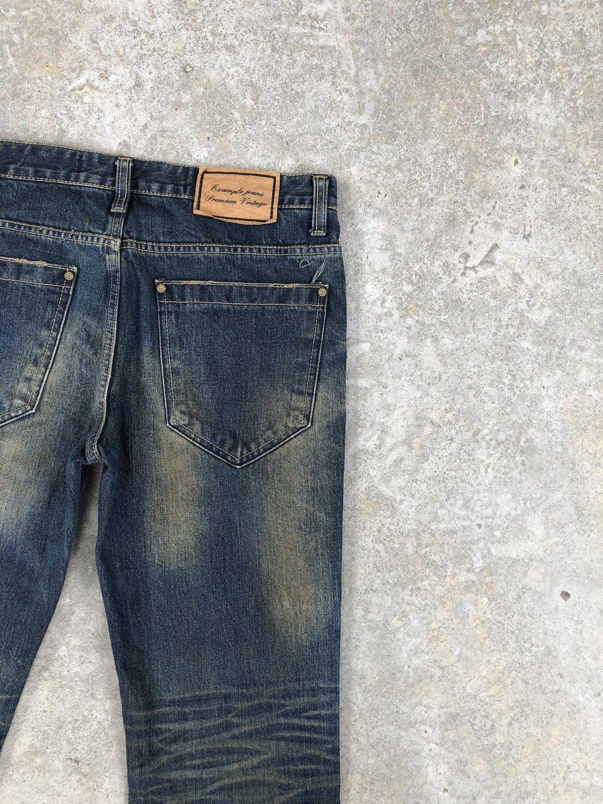 Japanese Brand Japanese Example Flared Jeans Distressed Jeans Mud Wash Size US 32 / EU 48 - 10 Thumbnail
