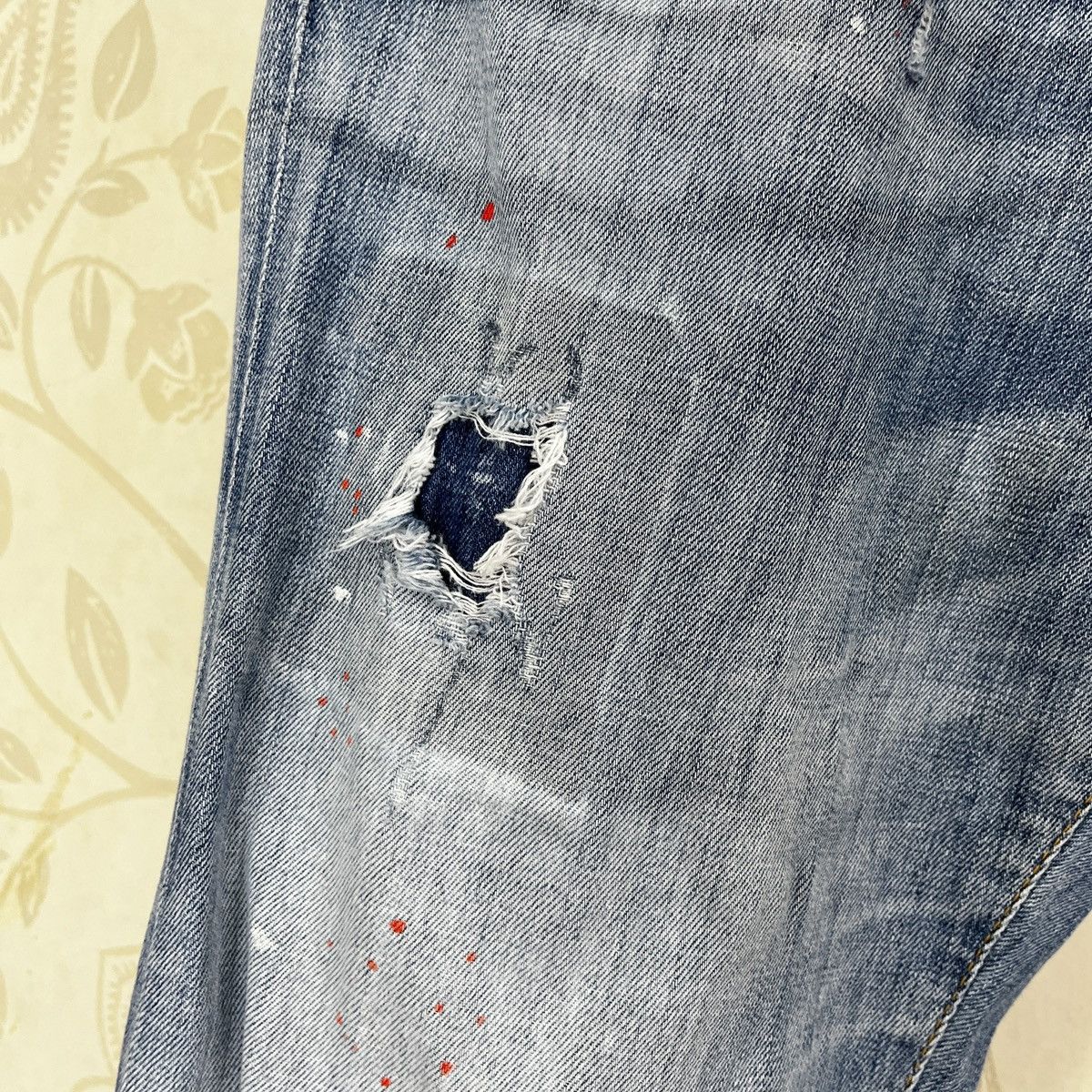 Dsquared2 DSquared2 Distressed Painters Denim Made In Italy Jeans Size US 32 / EU 48 - 10 Thumbnail