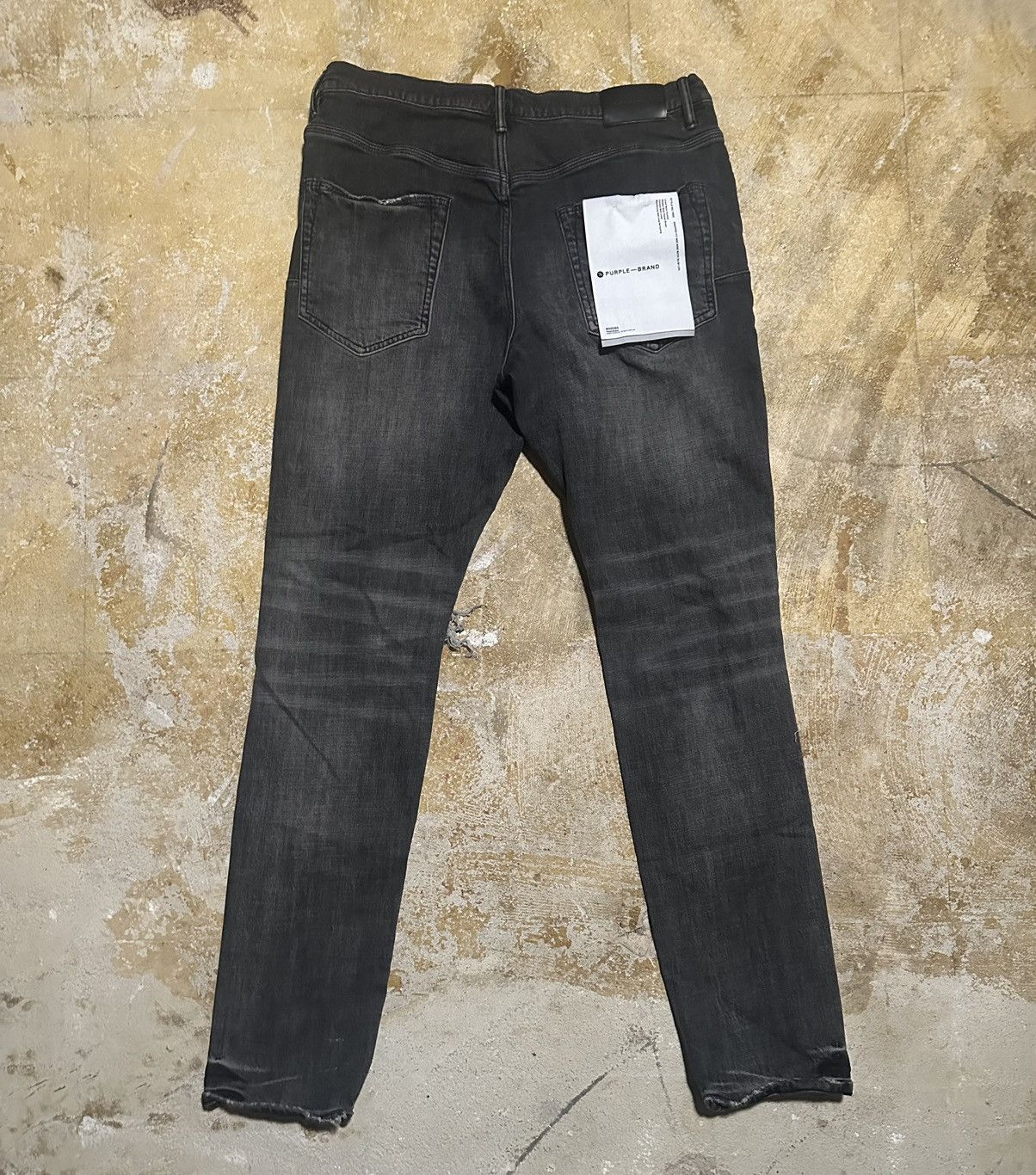 Purple Brand Purple Brand Denim Black Jeans With Knee Rips Size 36 Size US 36 / EU 52 - 3 Thumbnail