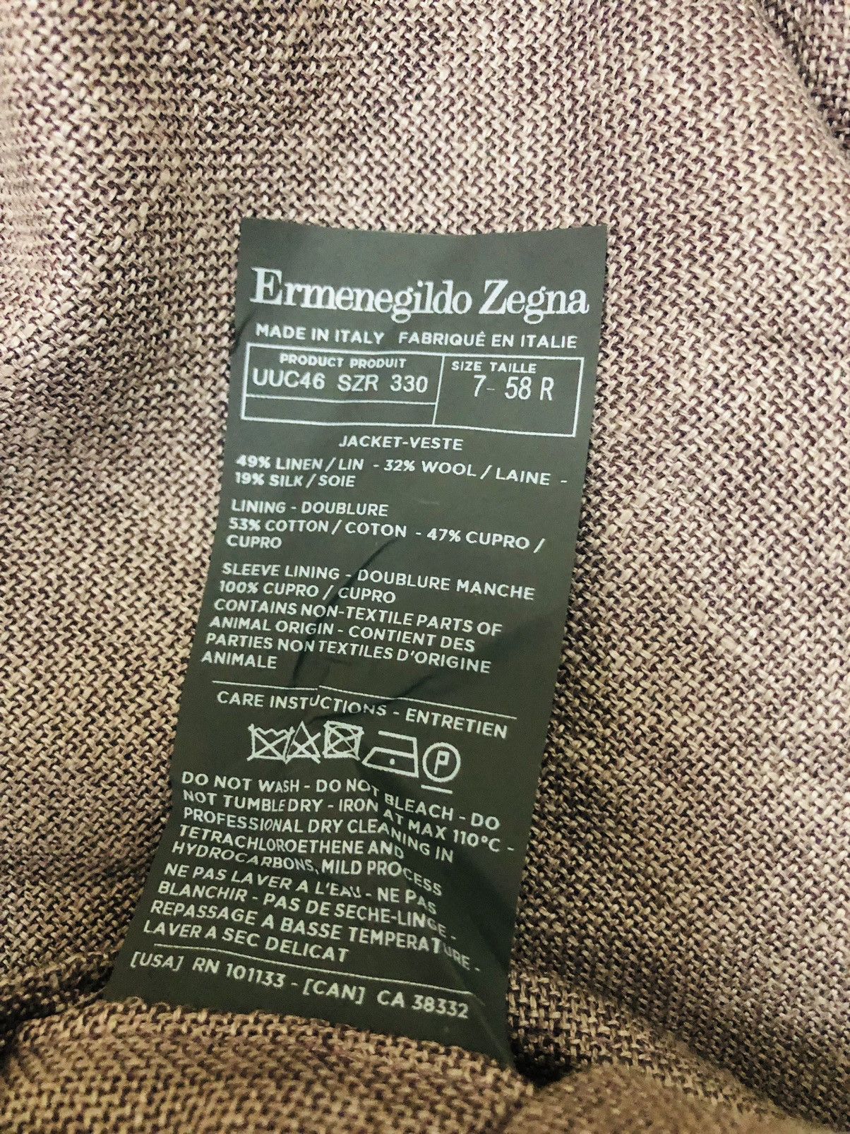 Ermenegildo Zegna 2500 usd CROSSOVER SPORT COAT Size 54L - 10 Thumbnail