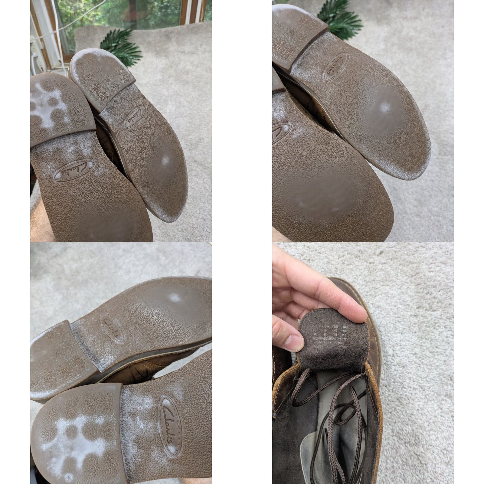 Clarks Clarks Desert Chukka Boot Mens 9 Brown Leather Lace Up Size US M / EU 48-50 / 2 - 8 Thumbnail