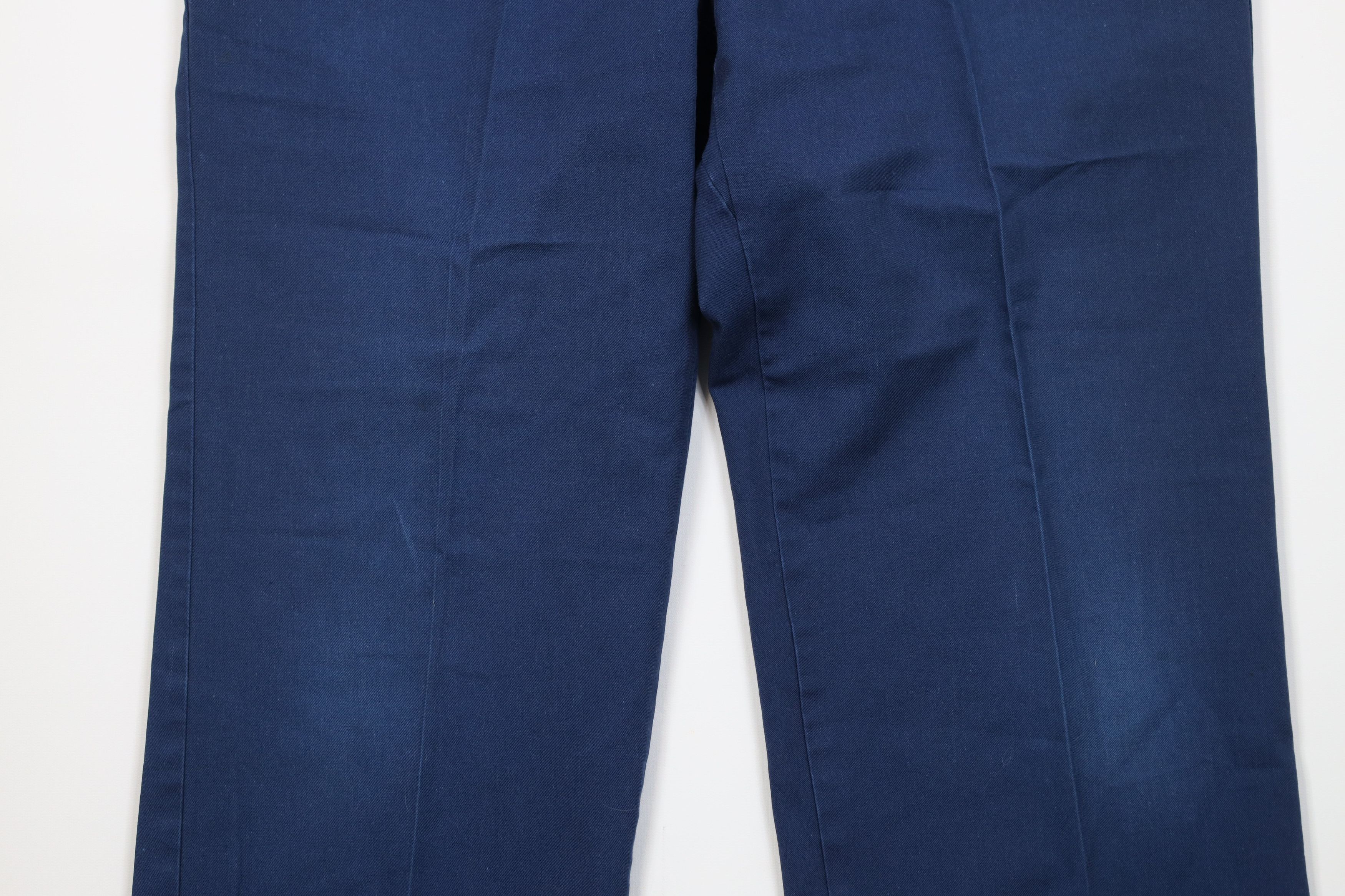 Vintage Vintage 70s Streetwear Wide Leg Pants Workwear Blue USA Size US 36 / EU 52 - 3 Thumbnail