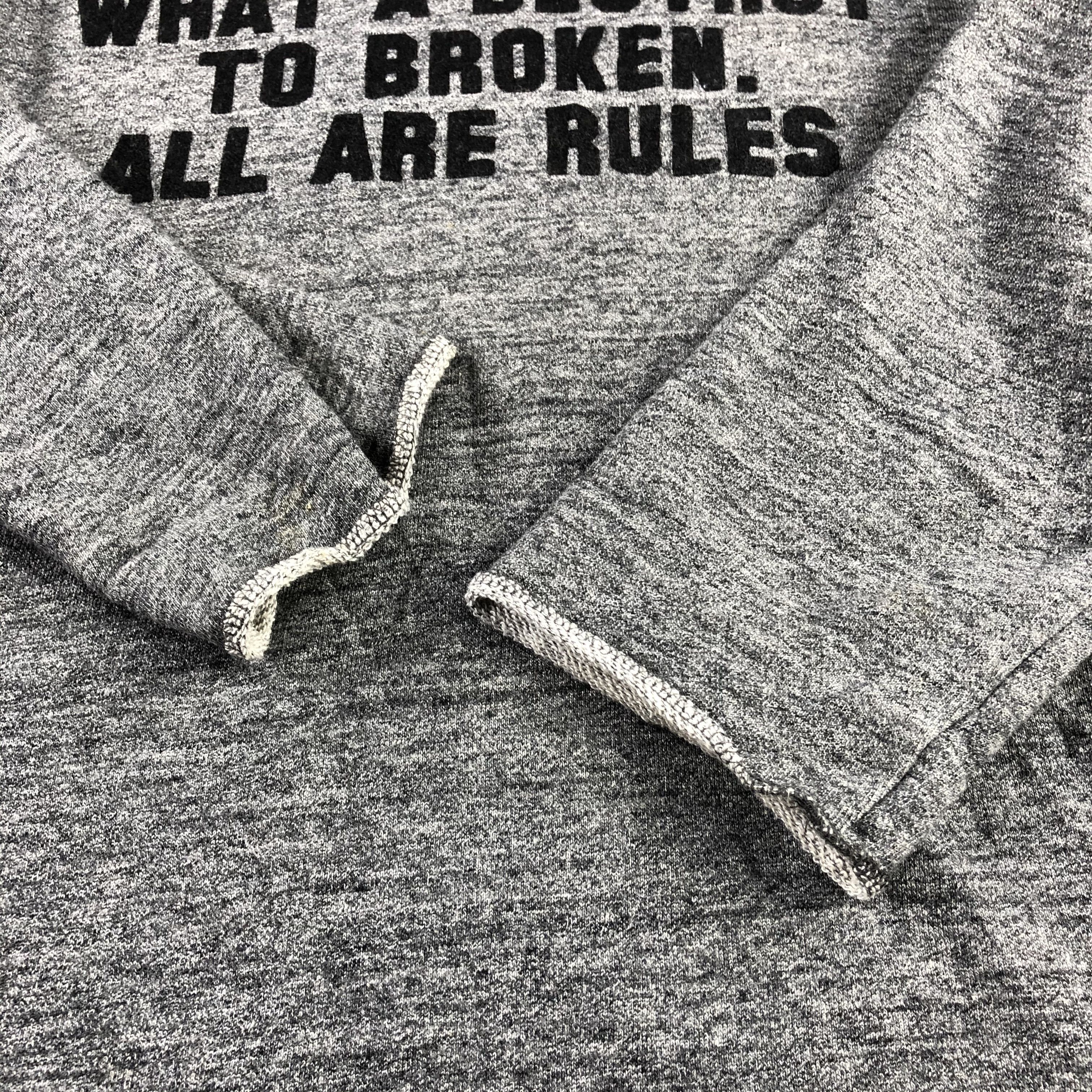 Japanese Brand Stooge & Co Thrashed Jumper Grey Sweatshirt F232 Size US M / EU 48-50 / 2 - 6 Thumbnail