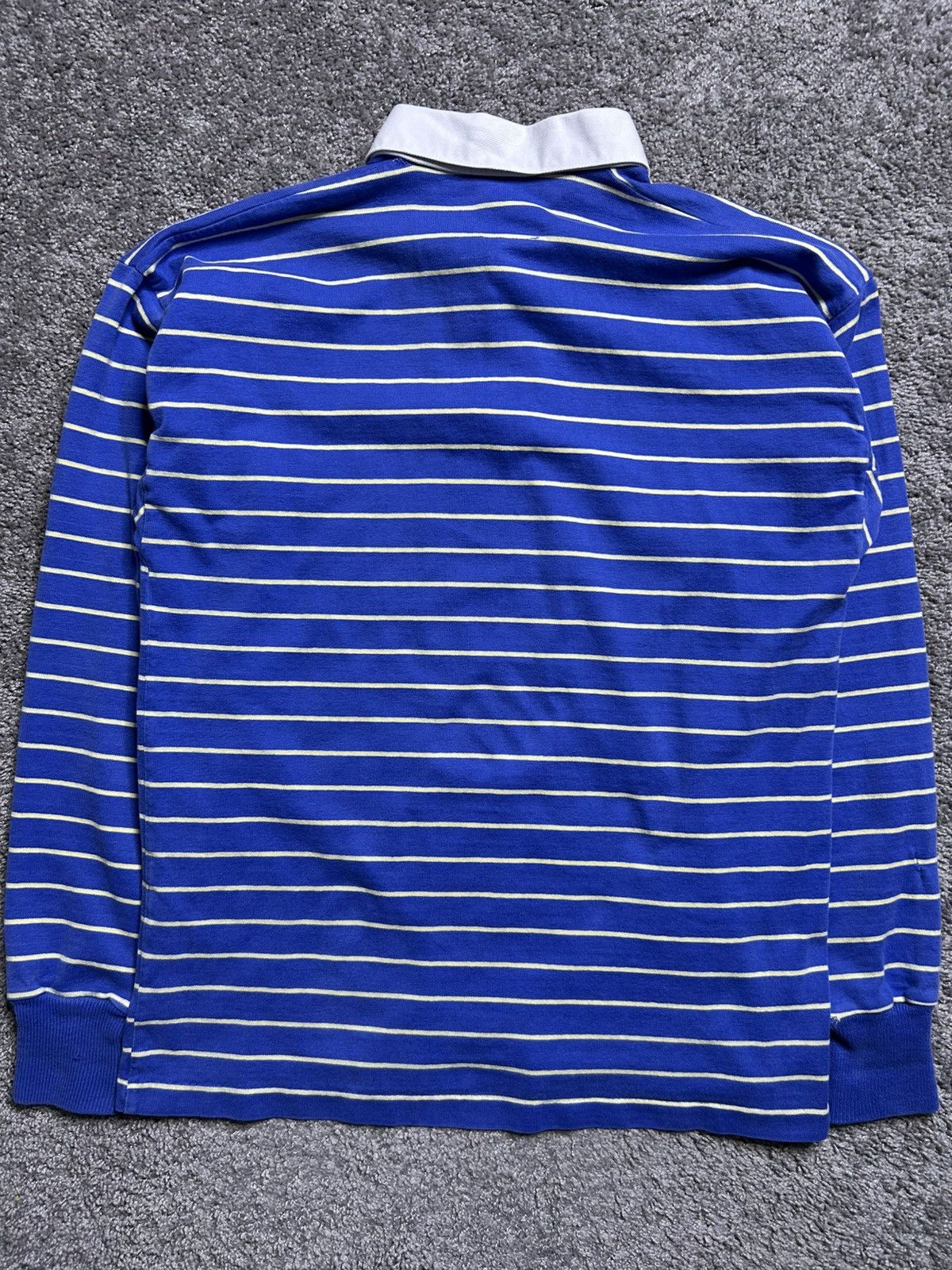 Lands' End Vintage 90s Lands End Rugby Striped Long Sleeve USA Size US XL / EU 56 / 4 - 9 Thumbnail