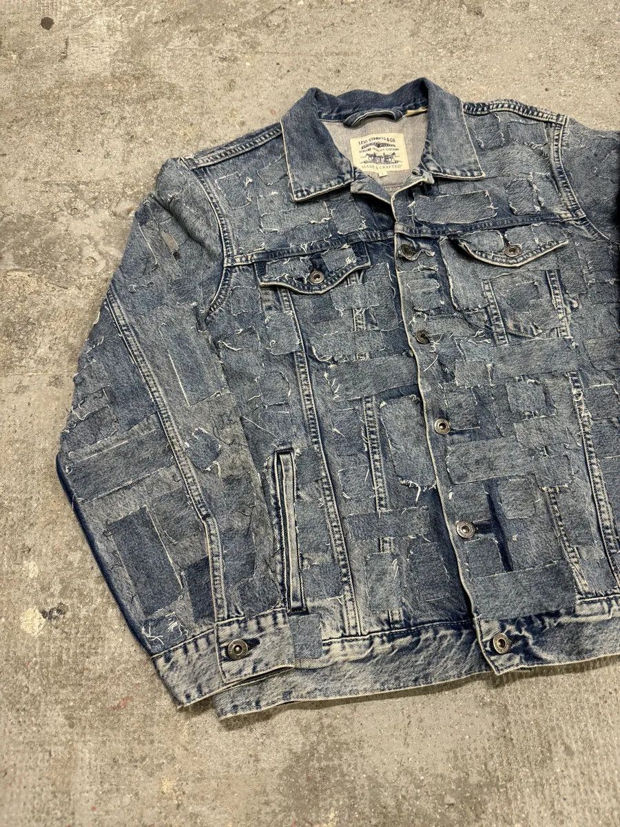 Levi's × Vintage Levi's Made & Crafted Unique Denim Patchwork Jacket Size US M / EU 48-50 / 2 - 12 Thumbnail