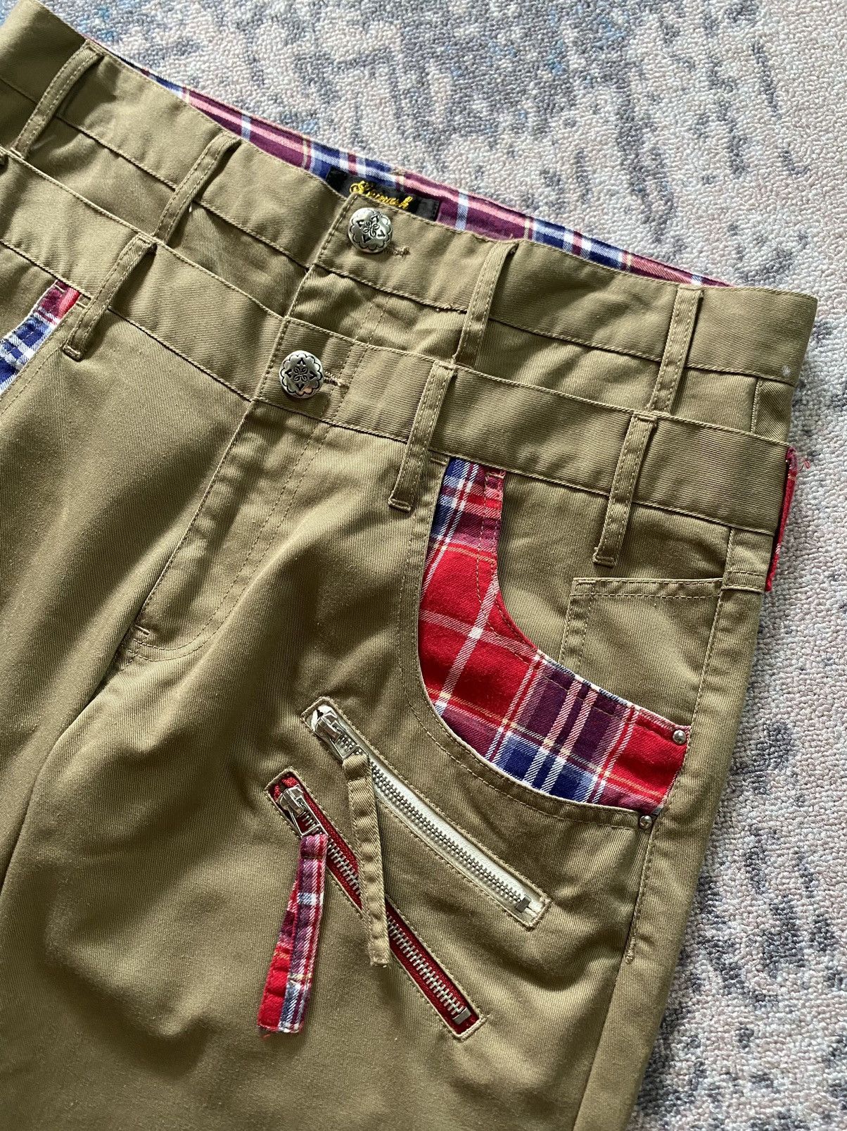 If Six Was Nine Japanes Spinash Double Waist Vkei Style Size US 33 - 5 Thumbnail