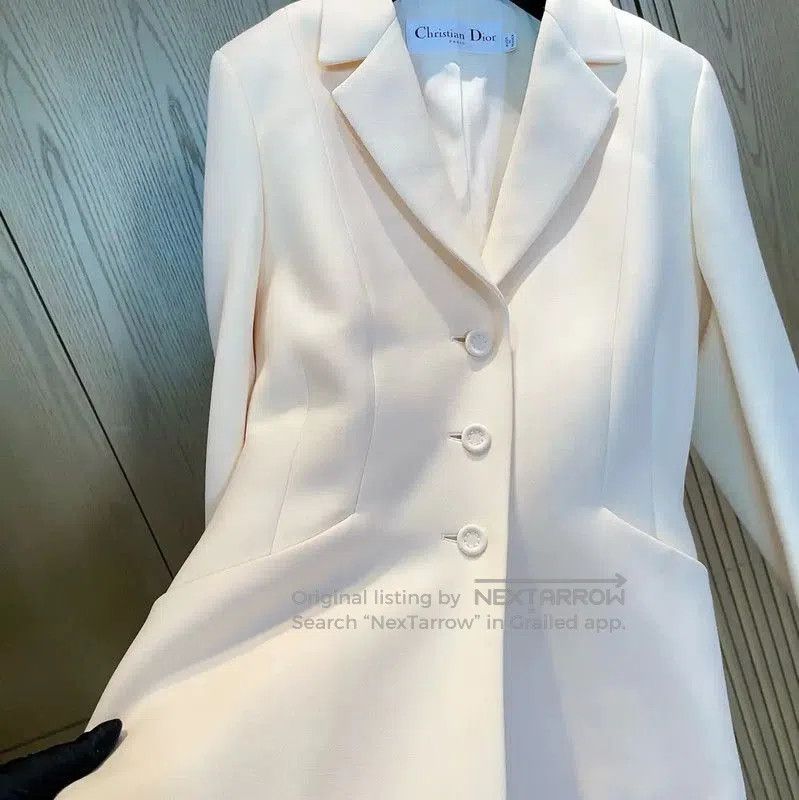 Dior Dior White Wool Blend Women's Jacket . Size M / US 6-8 / IT 42-44 - 7 Thumbnail
