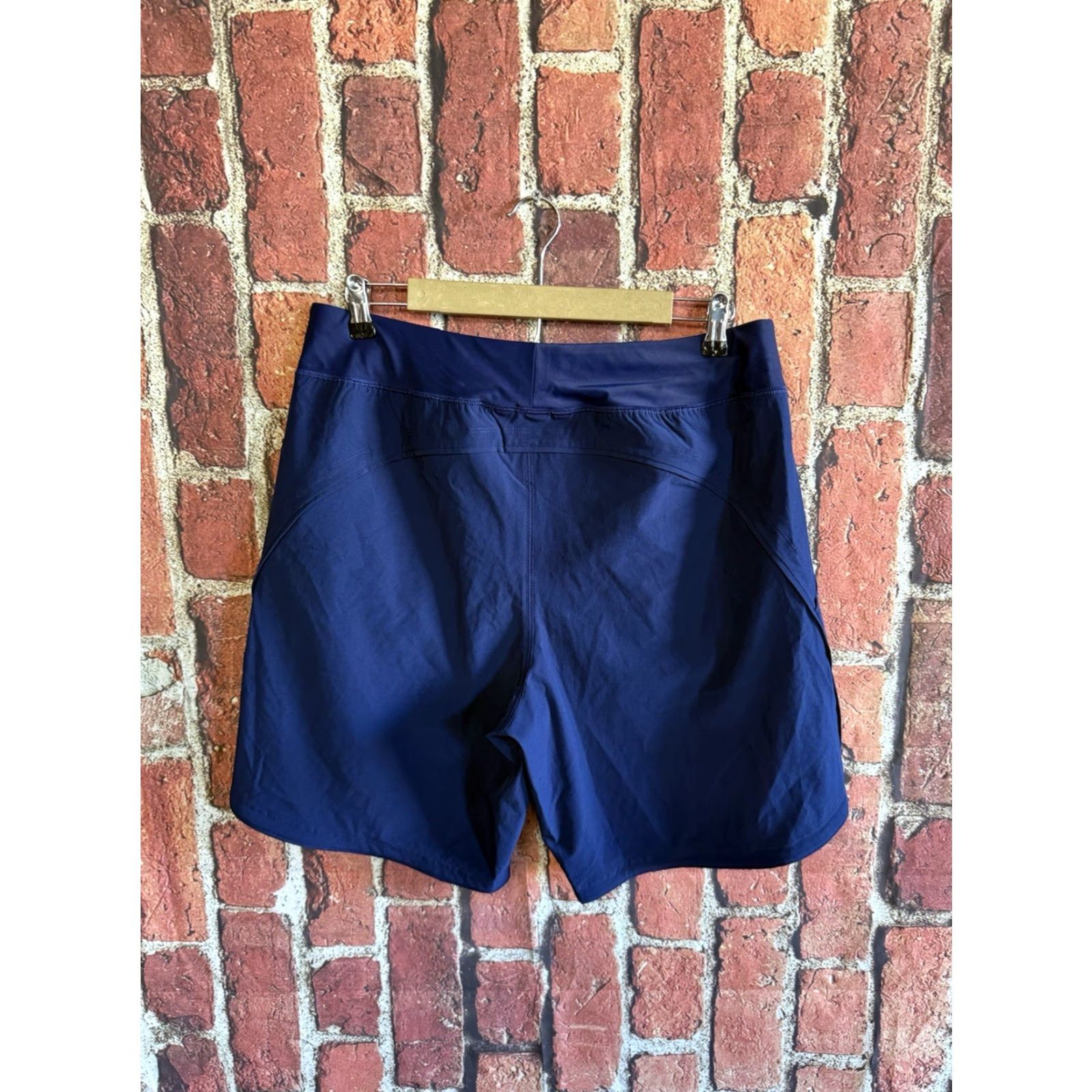 Lands' End Lands' End Womens Swim Bottoms Shorts Lined Outdoor Size 14 Blue - Regular Bottoms, 14, Womens, Outdoor, Swim Shorts, Blue, Lined, Lands' End Size 36" / US 14 / IT 50 - 2 Thumbnail