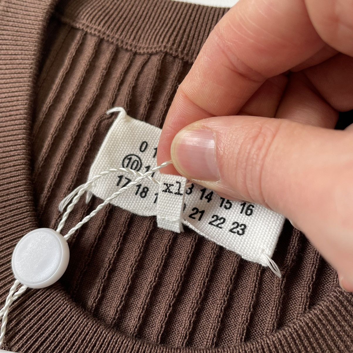 Maison Margiela S/S 20 ‘Destroyed’ Ribbed Military Sweater Size US M / EU 48-50 / 2 - 5 Thumbnail