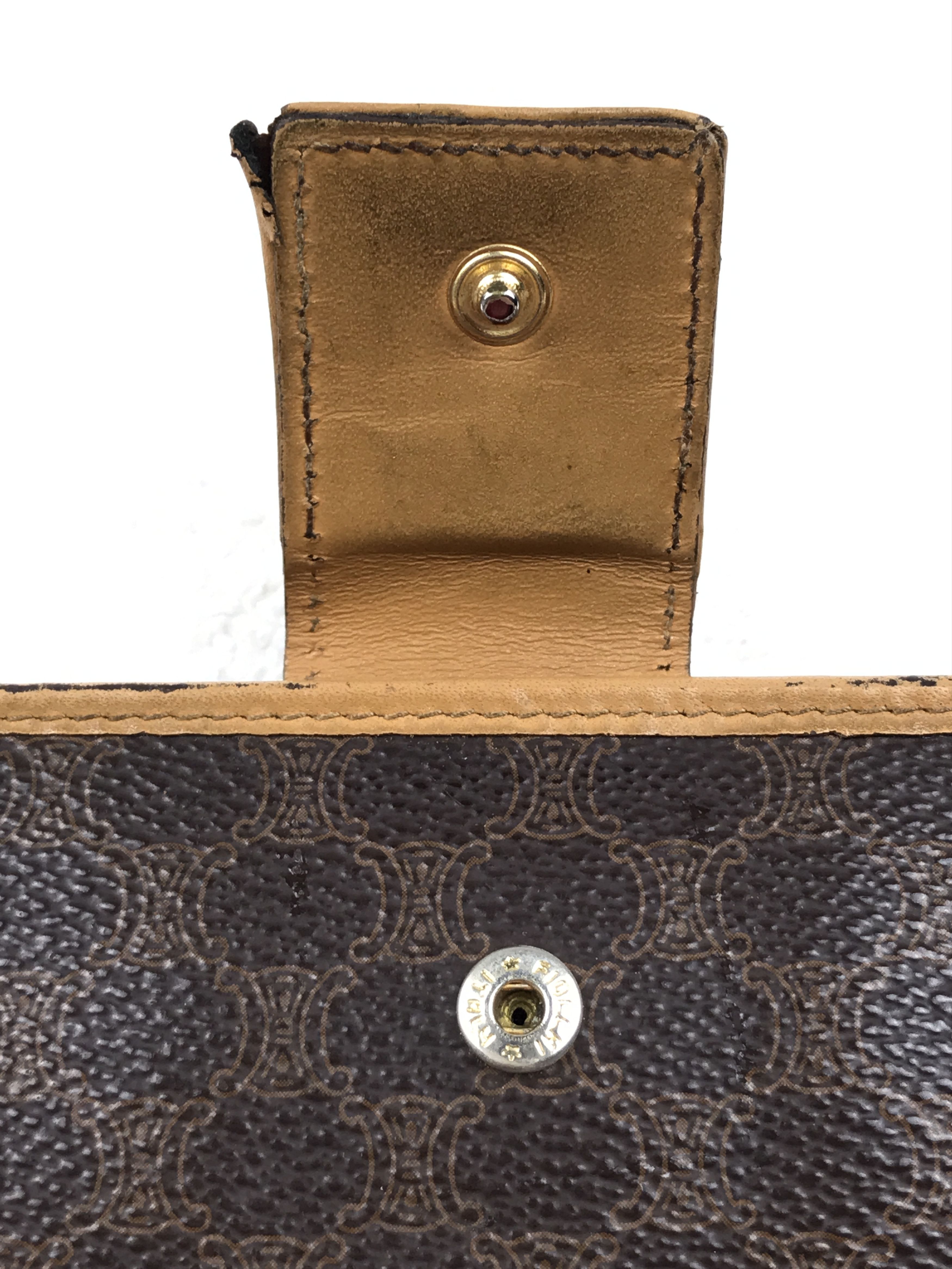 Celine Vintage Celine Macadam Long Wallet Size ONE SIZE - 7 Thumbnail