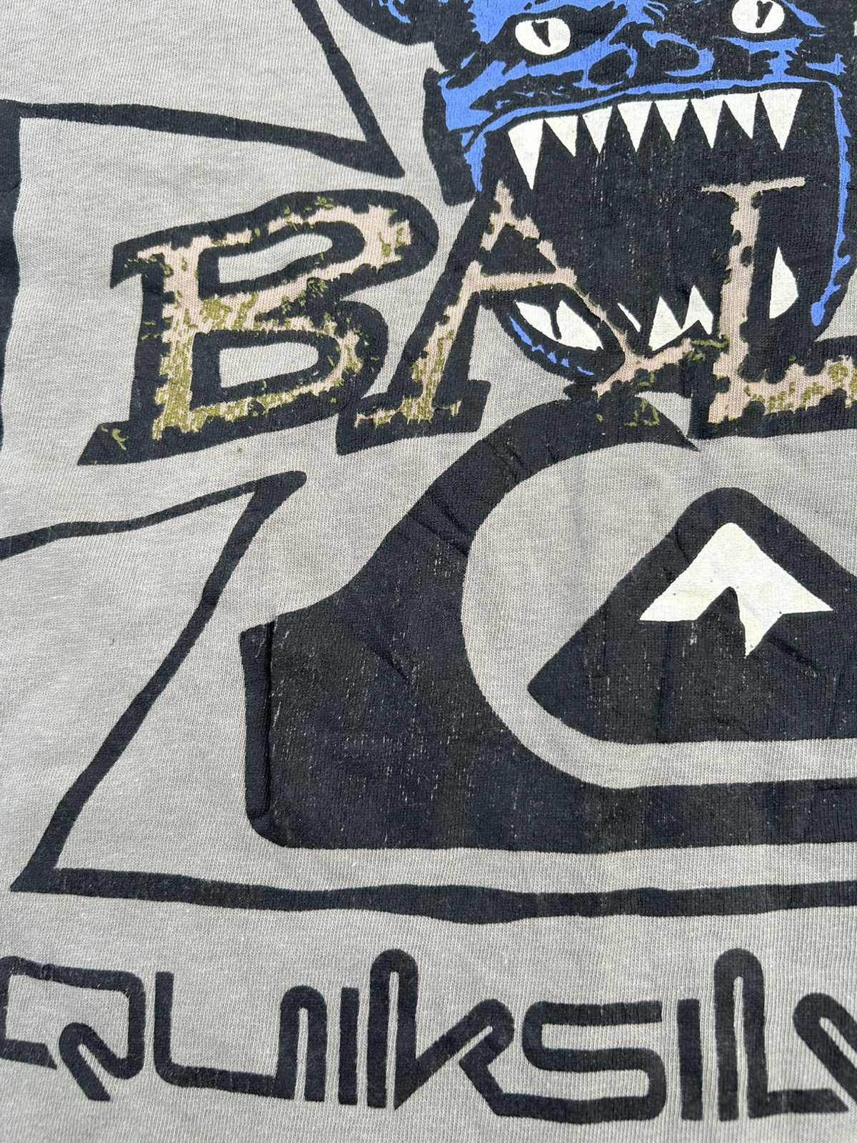 Stussy 90S' THRASHED VINTAGE QUIKSILVER SKULL BALI SUNFADED shirts Size US XL / EU 56 / 4 - 3 Thumbnail