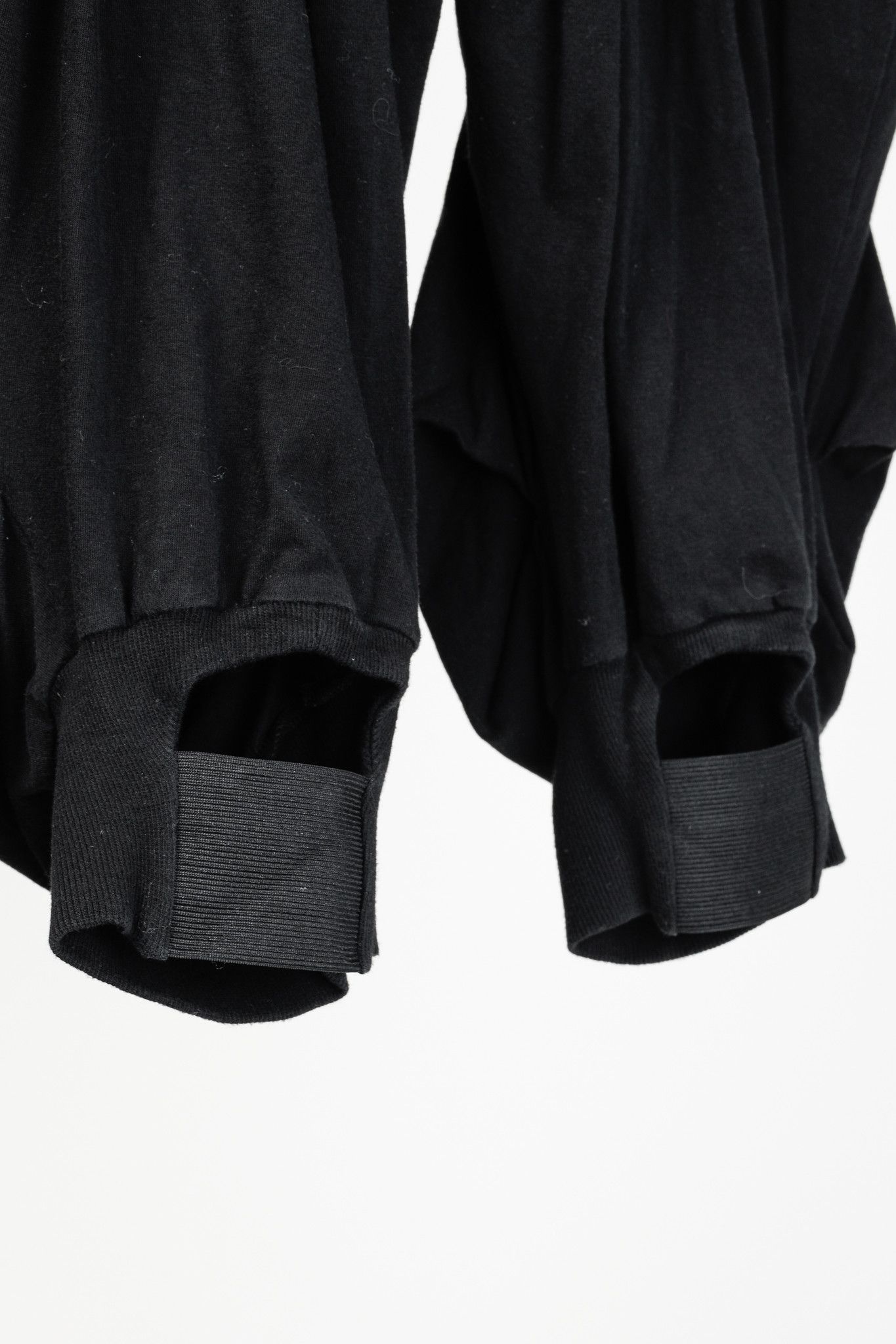 Other Elm Design Black Cotton-Jersey Pleated Capris Size 26" / US 2 / IT 38 - 7 Thumbnail