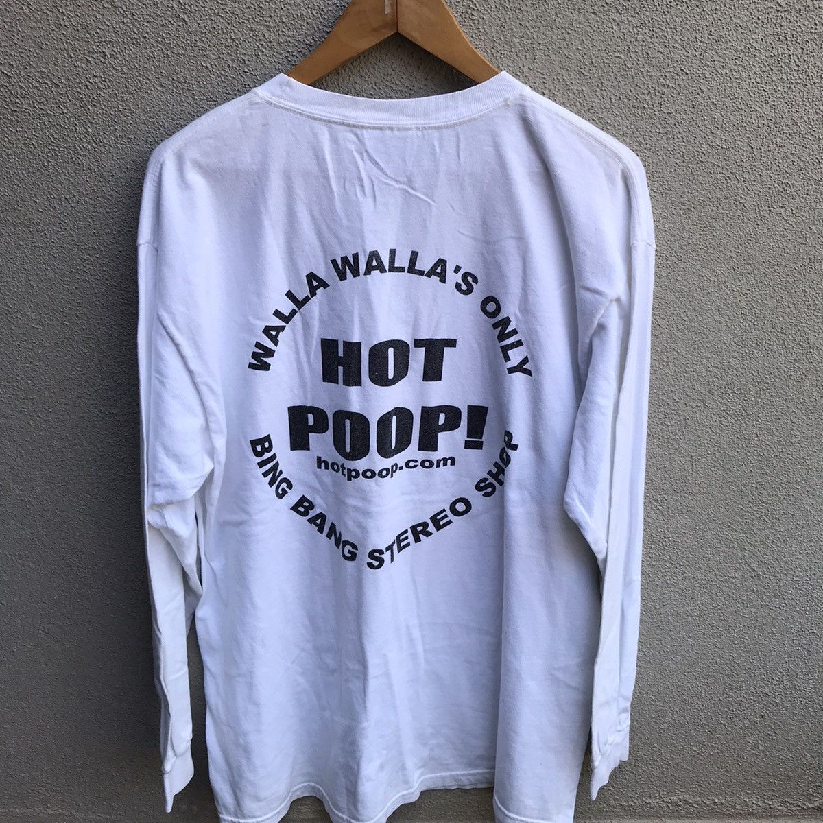 Band Tees Vintage 90s WALLA WALLA Hot Poop records tee Size US L / EU 52-54 / 3 - 3 Thumbnail