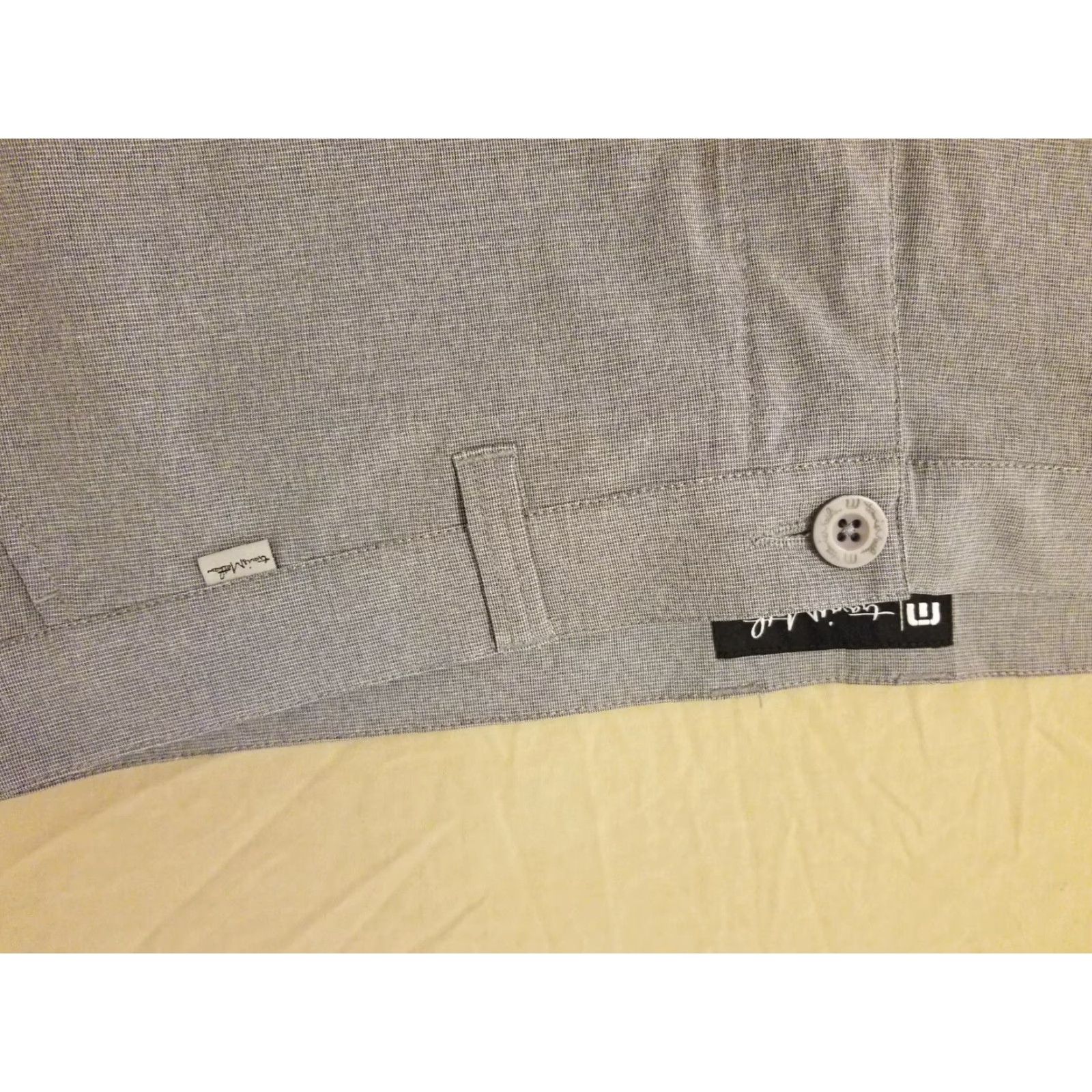 TravisMathew Travis Mathew Mens Golf Shorts Athletic Chino 40 Gray Khaki Gray Fast 10Inseam Size US 40 / EU 56 - 4 Thumbnail