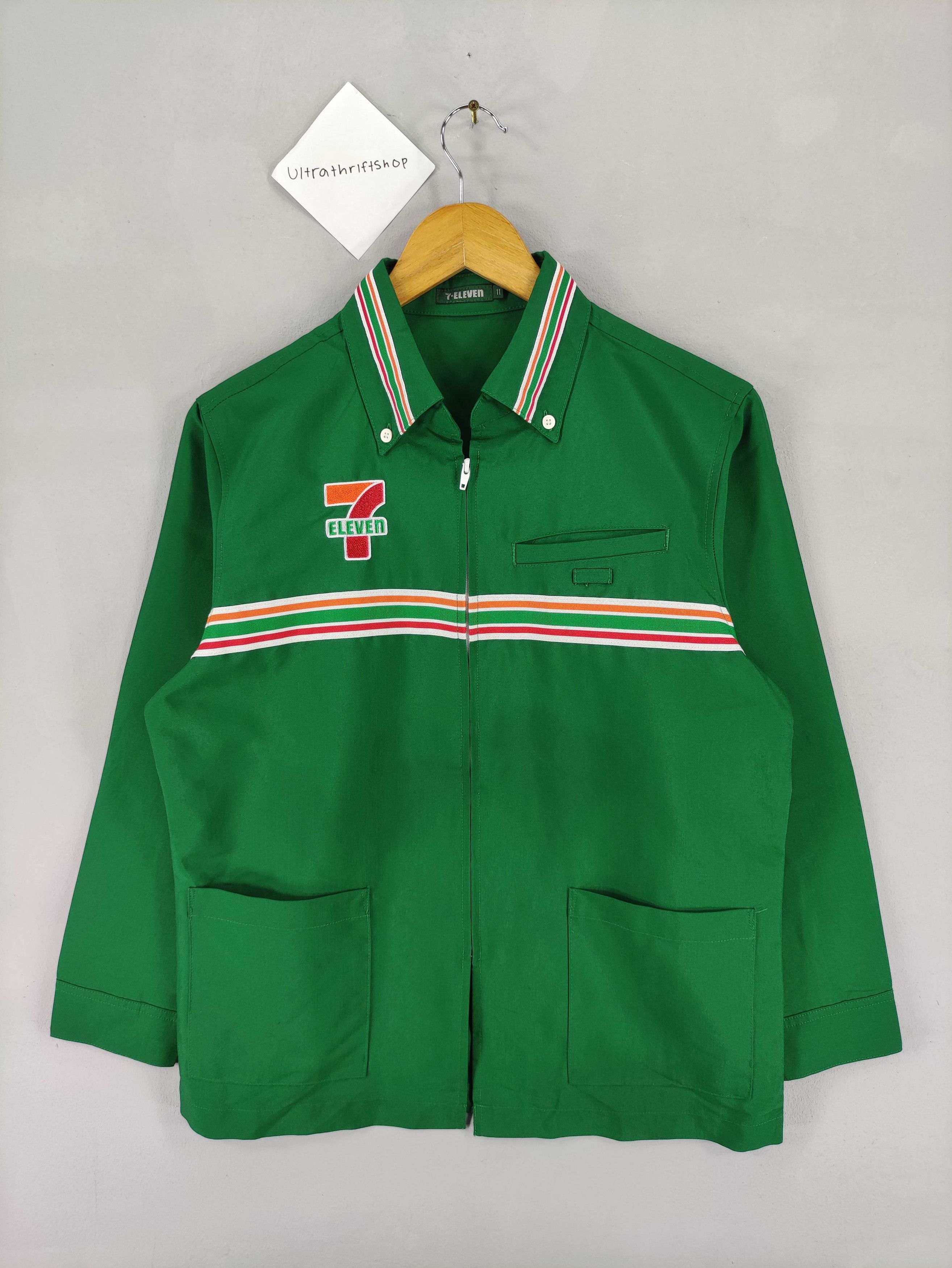 Japanese Brand Vintage y2k 7Eleven Work Wear Zipper Size US M / EU 48-50 / 2 - 1 Thumbnail