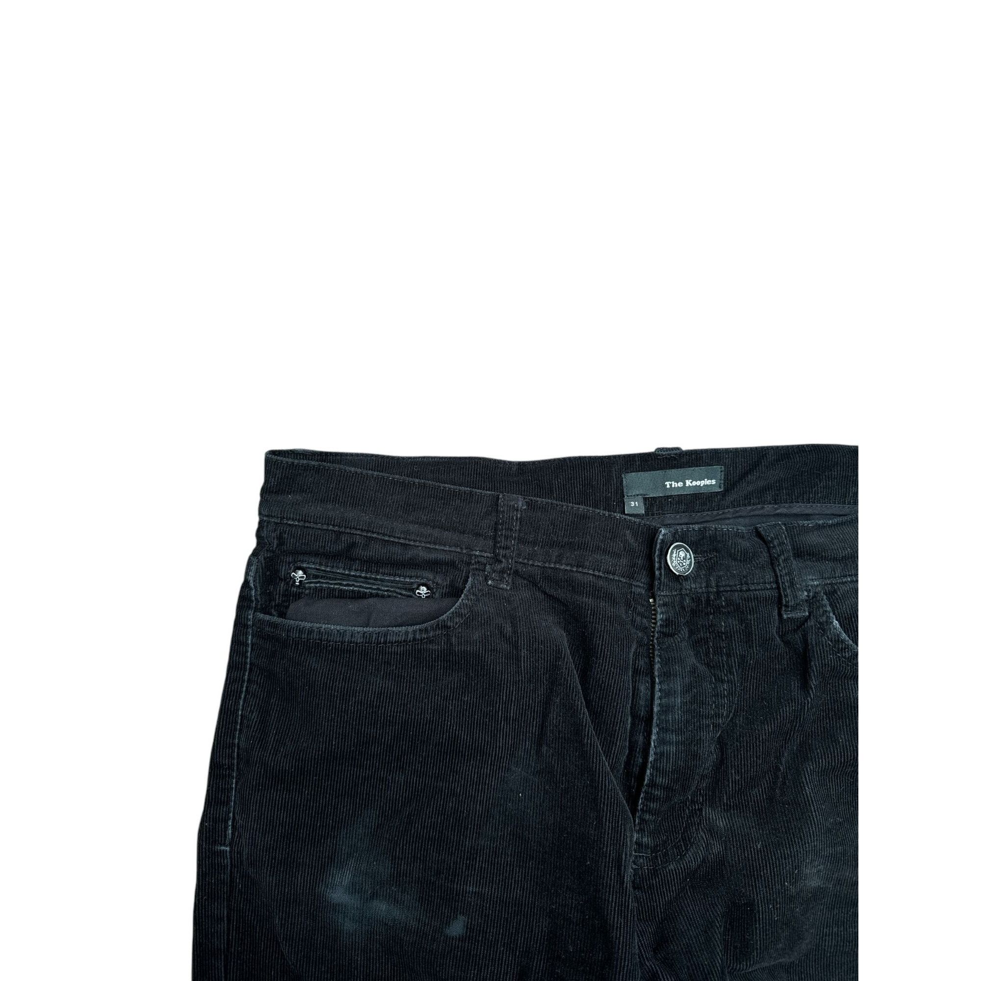 The Kooples Black Velvet Pants Size US 31 - 2 Thumbnail