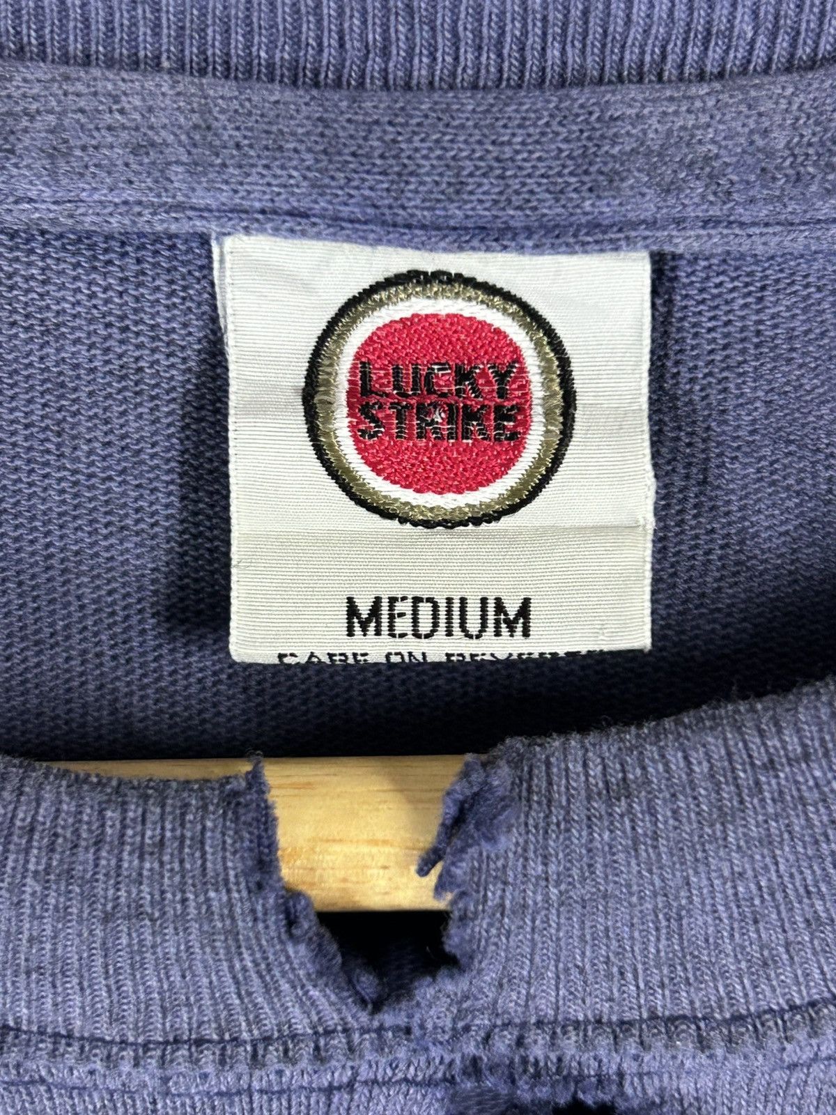 If Six Was Nine × Japanese Brand × Vintage Vintage Thrashed Sunfaded Lucky Strike Size US M / EU 48-50 / 2 - 6 Thumbnail