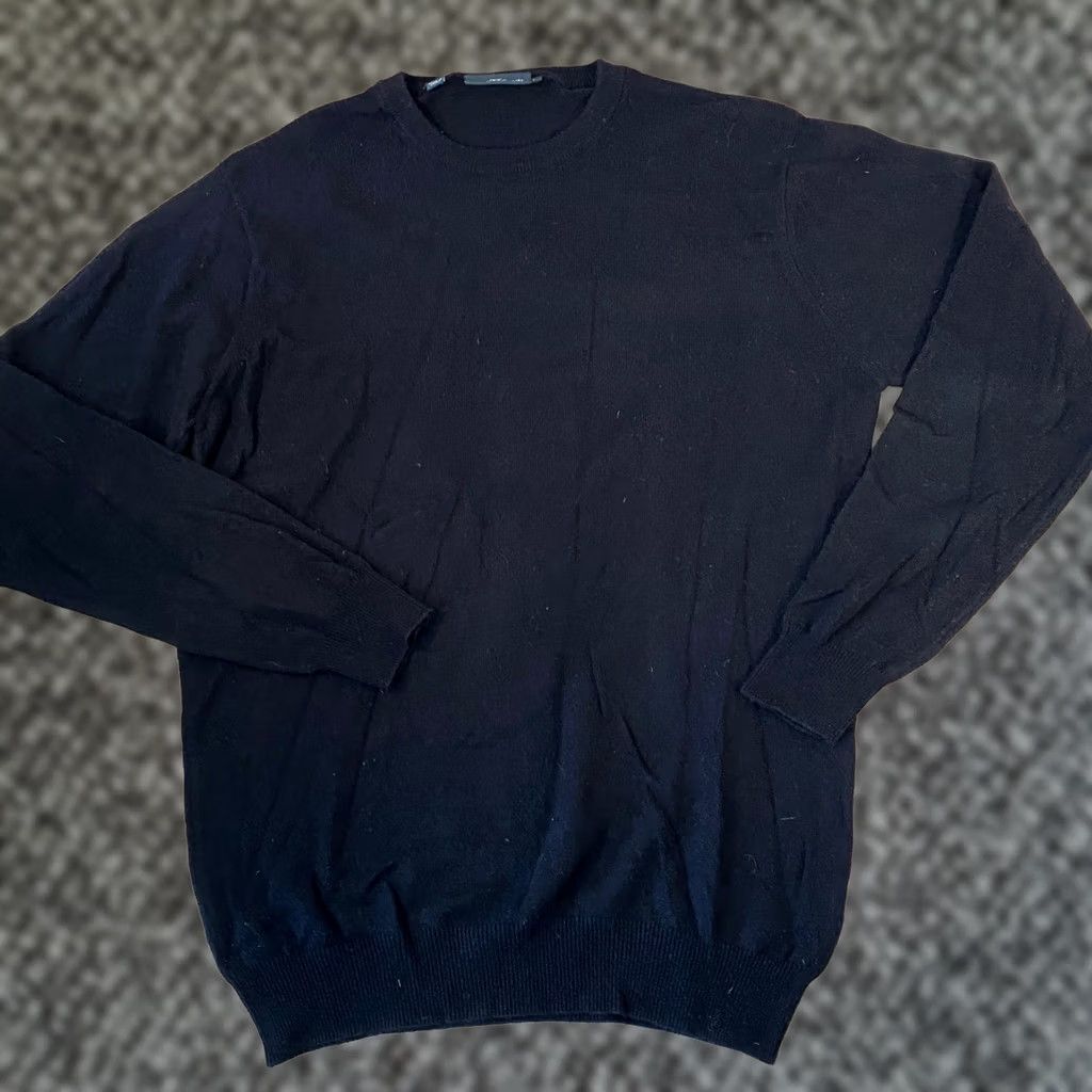Rodd & Gunn Rodd & Gunn Merino Wool Cashmere Sweater Mens Large Crewneck Black Knit Pullover Size US L / EU 52-54 / 3 - 1 Thumbnail