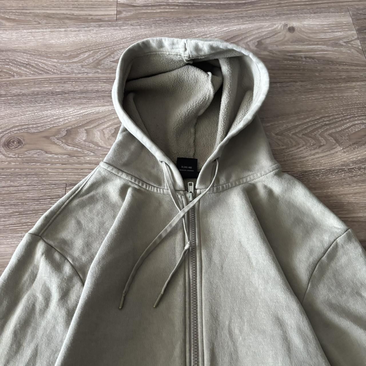Japanese Brand Crazy Vintage Y2K/2000s Faded Sage Green Blank Essential Zip Up Hoodie! Size XL Size US XL / EU 56 / 4 - 2 Thumbnail