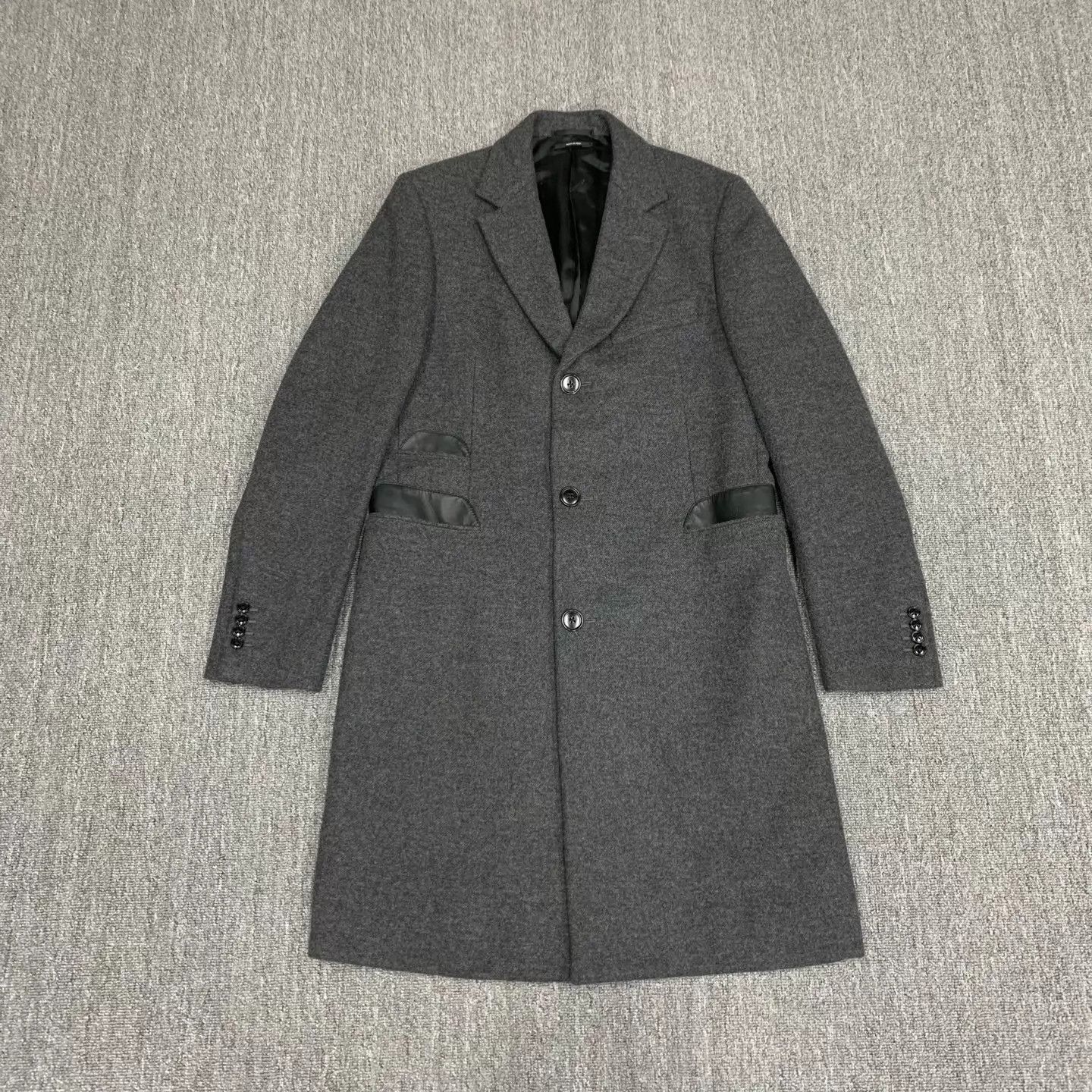 Hermes Hermes Gray Wool Overcoat 48 98 New Size US M / EU 48-50 / 2 - 1 Thumbnail