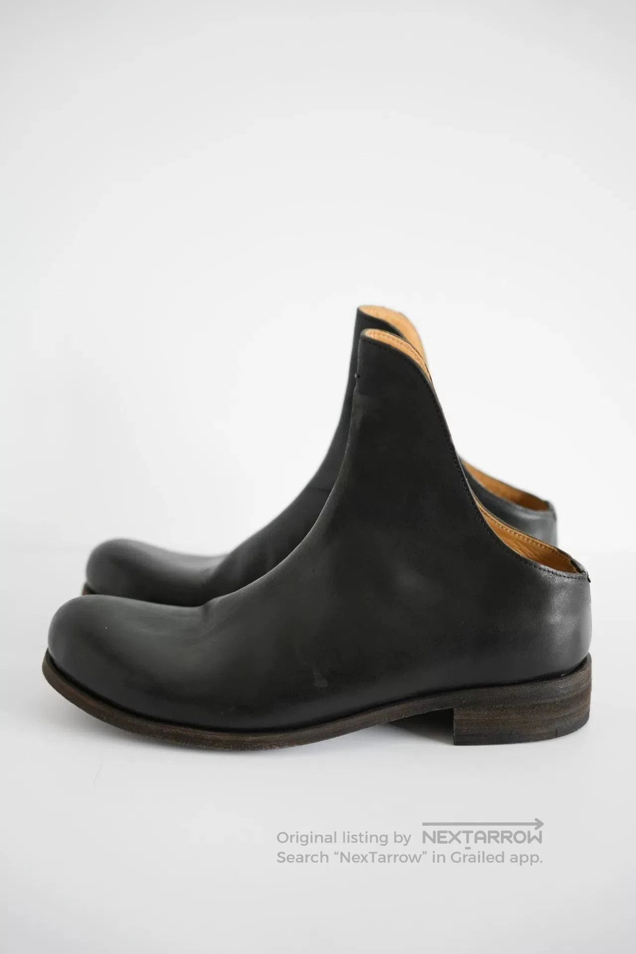 Ma+ M.A+ Black Horse Leather Wizard Shoes. Size US 8.5 / EU 41-42 - 2 Thumbnail