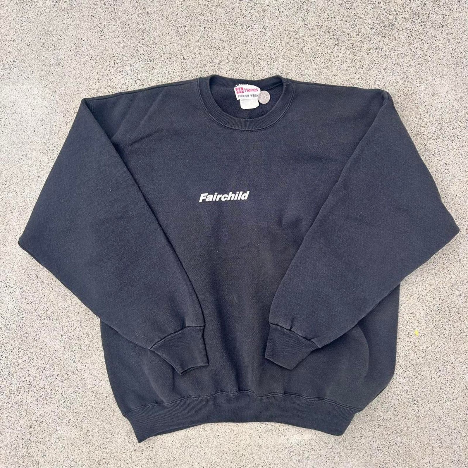 Hanes Vintage faded crewneck fairchild Size US XL / EU 56 / 4 - 2 Thumbnail