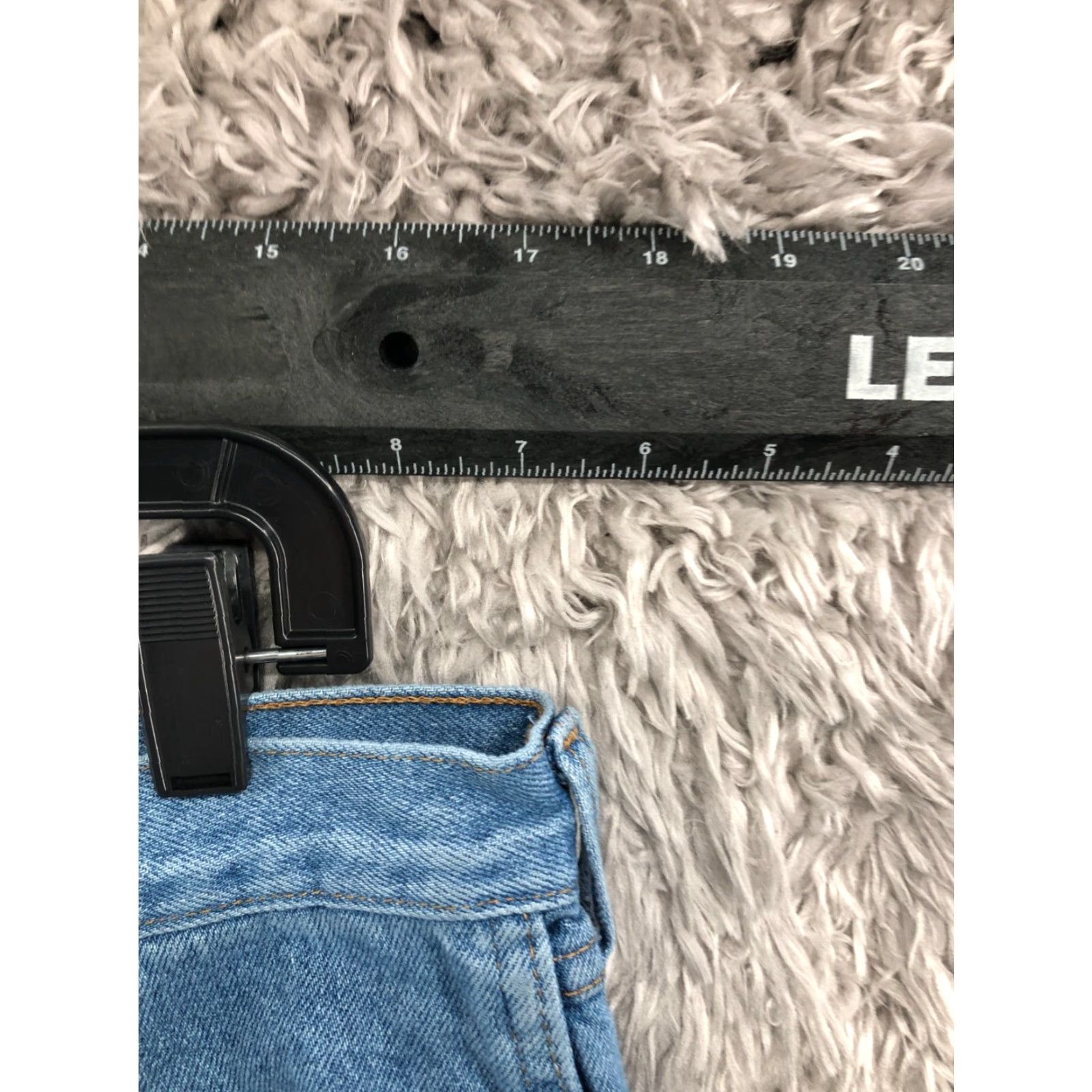 Denime Rustler Jeans 36x30 Mens Mid Rise Straight Leg Blue Denim Size US 36 / EU 52 - 2 Thumbnail