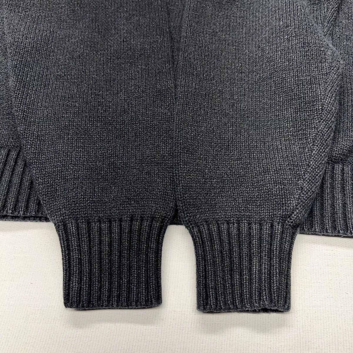 Lands' End × Vintage VTG Lands End Sweater Grey Heavy Pullover Knit Japan Made Size US L / EU 52-54 / 3 - 6 Thumbnail