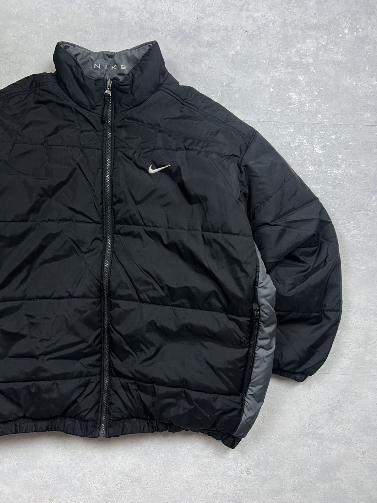 Nike 90s Nike Double Swoosh Vintage Drill Oversized Puffer Jacket Size US XL / EU 56 / 4 - 5 Thumbnail