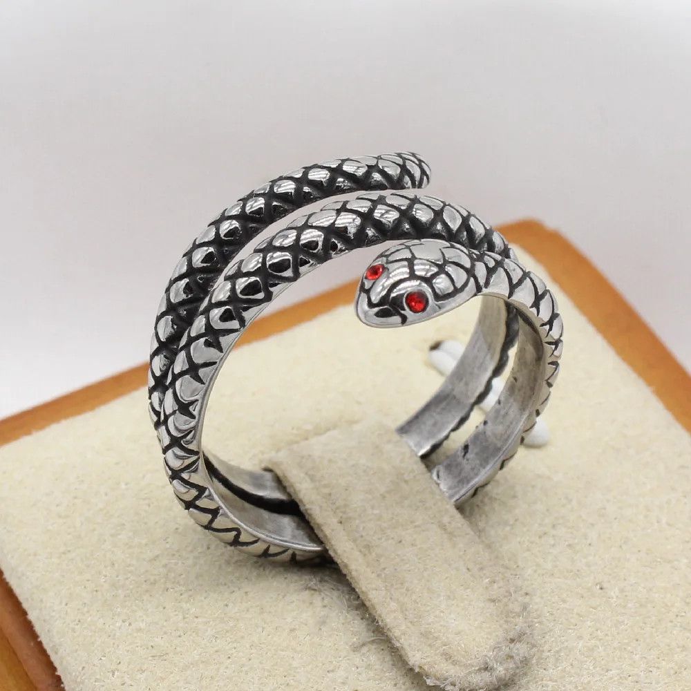 Jewelry Cool Animal Snake Ring Size ONE SIZE - 2 Thumbnail