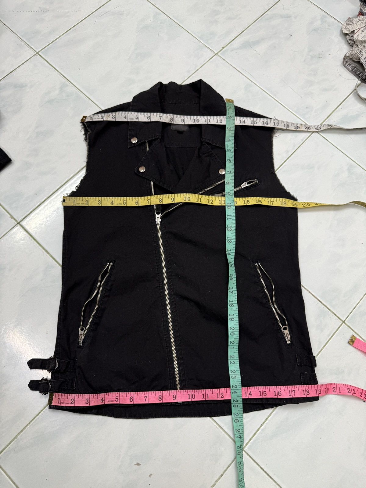 Japanese Brand 🔥🔥🔥ARCHIVE DOUBLE COLAR PUNK VEST Size US M / EU 48-50 / 2 - 11 Thumbnail